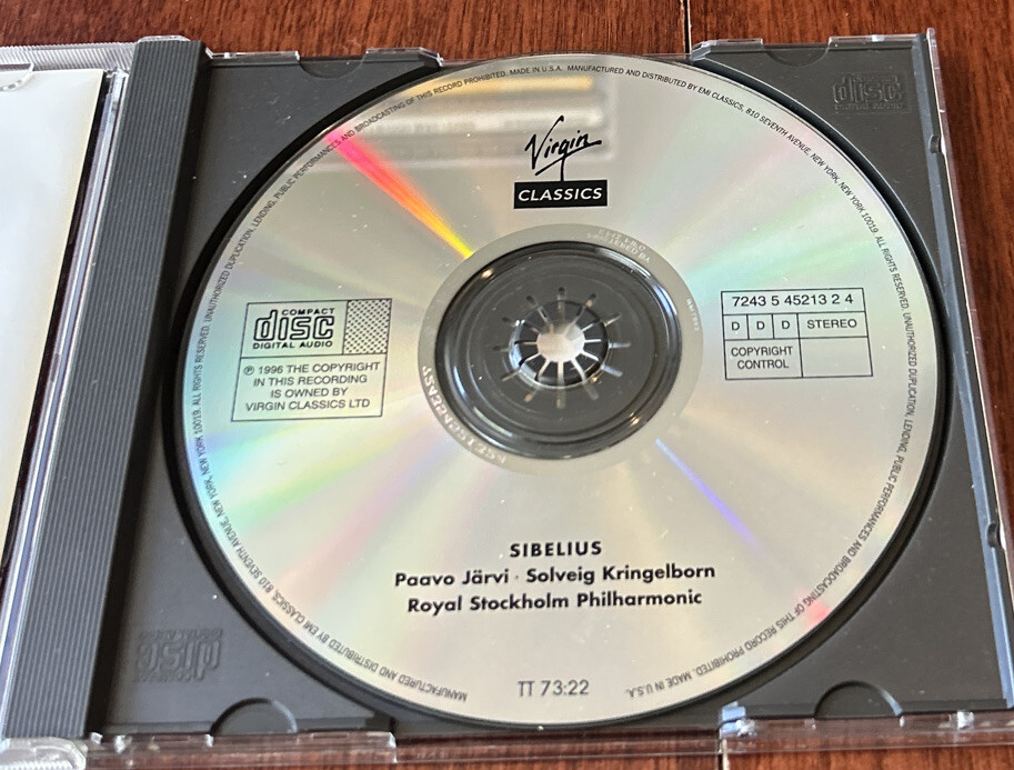Jarvi - Sibelius;Lemminkainen Legen - Jarvi CD 7243 5 4521324