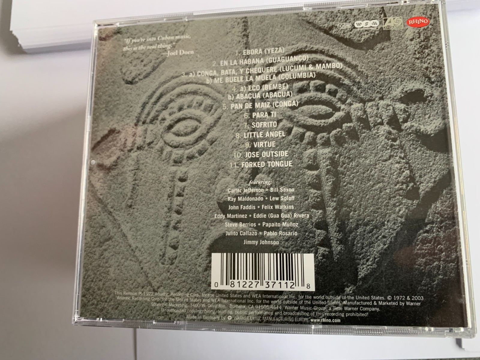Mongo Santamaria - Up From The Roots - Mongo Santamaria CD NR MINT