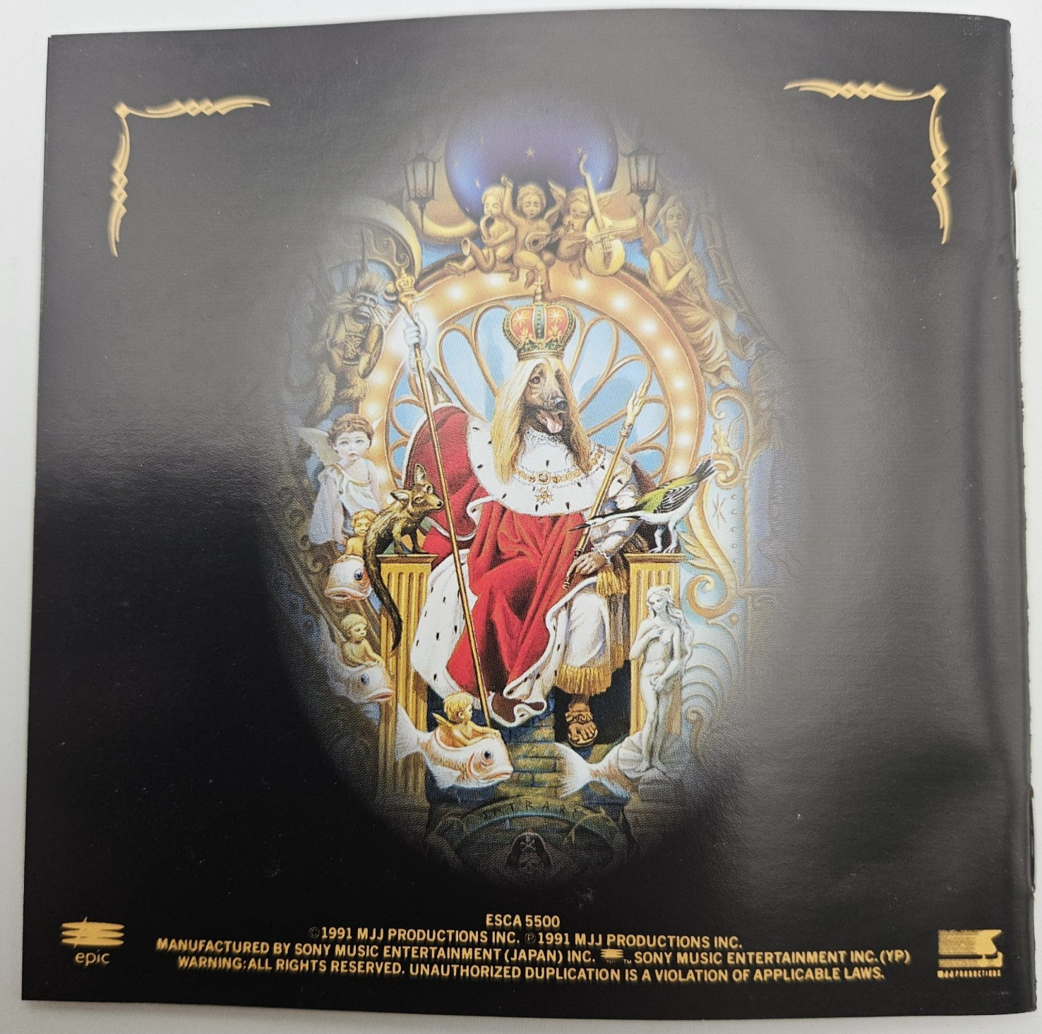 MICHAEL JACKSON Dangerous Japan 1st Edition Vintage CD ESCA-5500 CSR w/OBI 1991