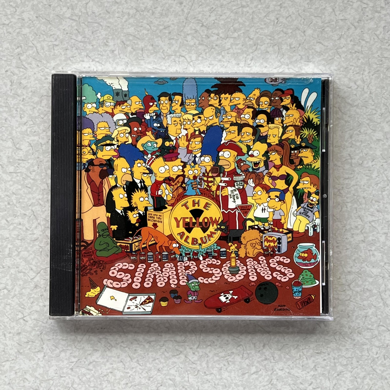 The Simpsons CD The Yellow Album 1998 Den Records Soundtrack Comedy Multicolor