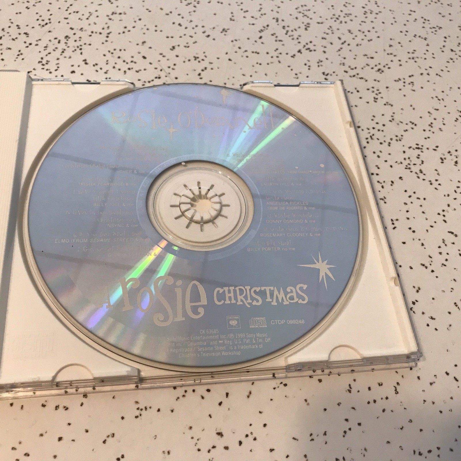 A Rosie Christmas CD Various Artists Rosie O'Donnell Elton John Etc VG Condition