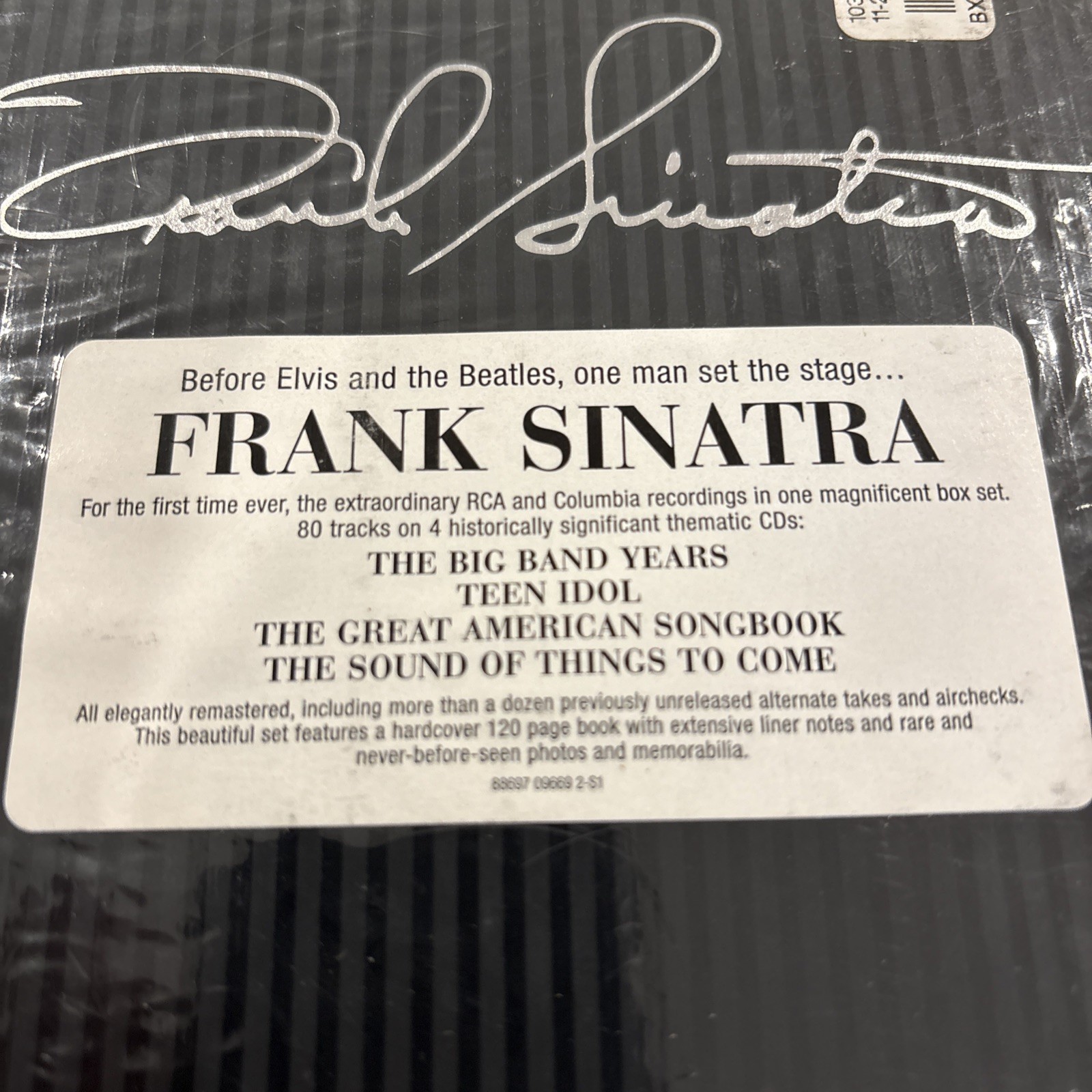 Frank Sinatra A Voice In Time 1939-1952 Four Disc CD Compilation Box Set W/ Book