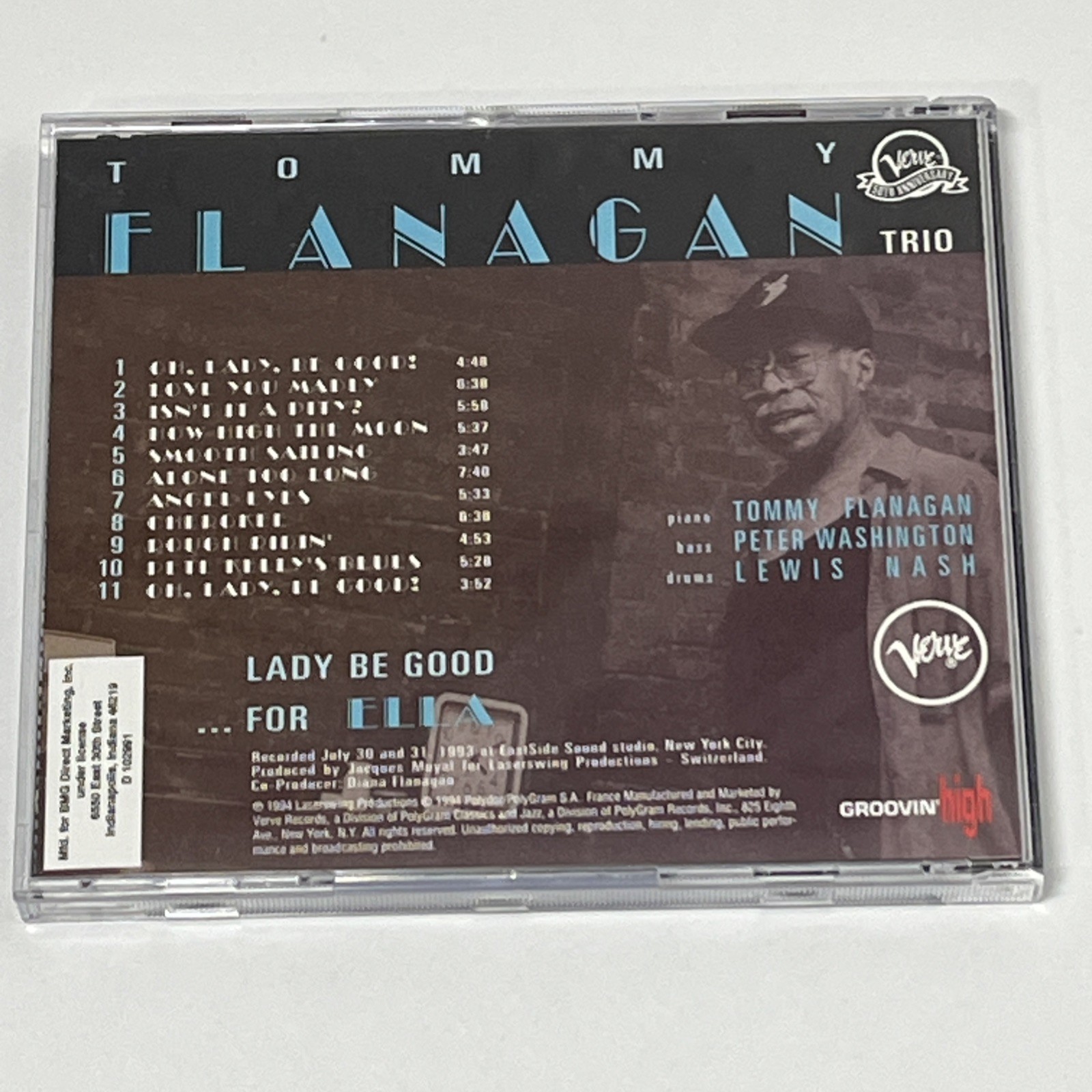 Tommy Flanagan CD Bundle - I'm All Smiles & Lady Be Good ...For Ella Jazz Bop NM