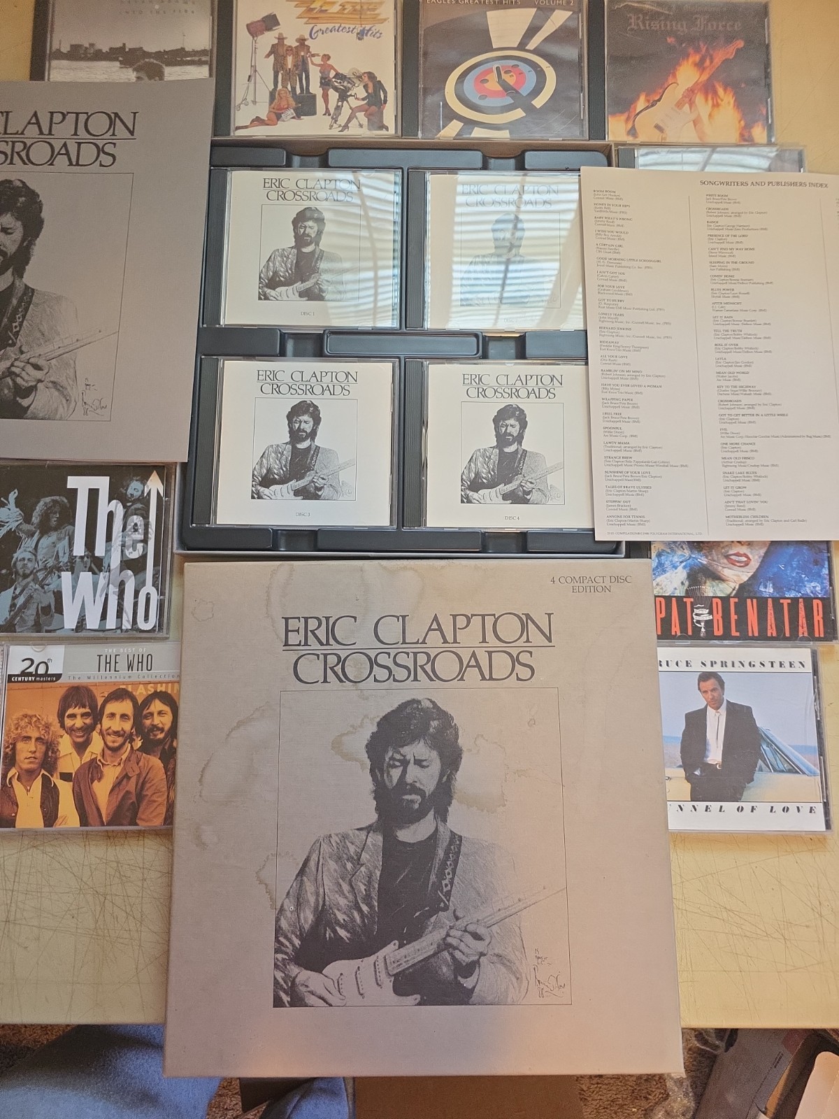 Lot Of 20 CDs 1970s - 1990s Rock / Classic Rock Vai Springsteen Clapton The Who