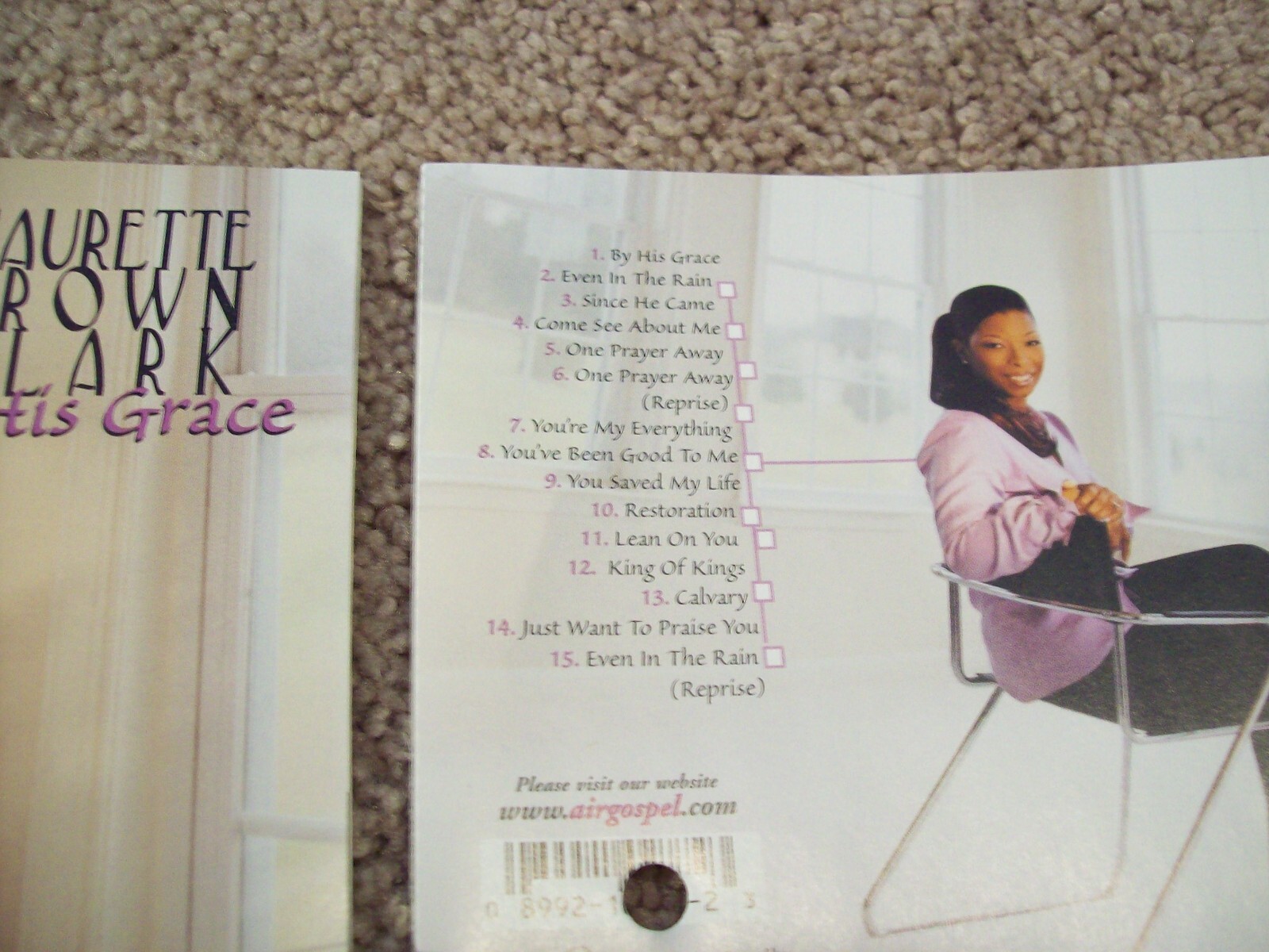 Maurette Brown Clark - By His Grace CD *RARE* 2002 AIR Records