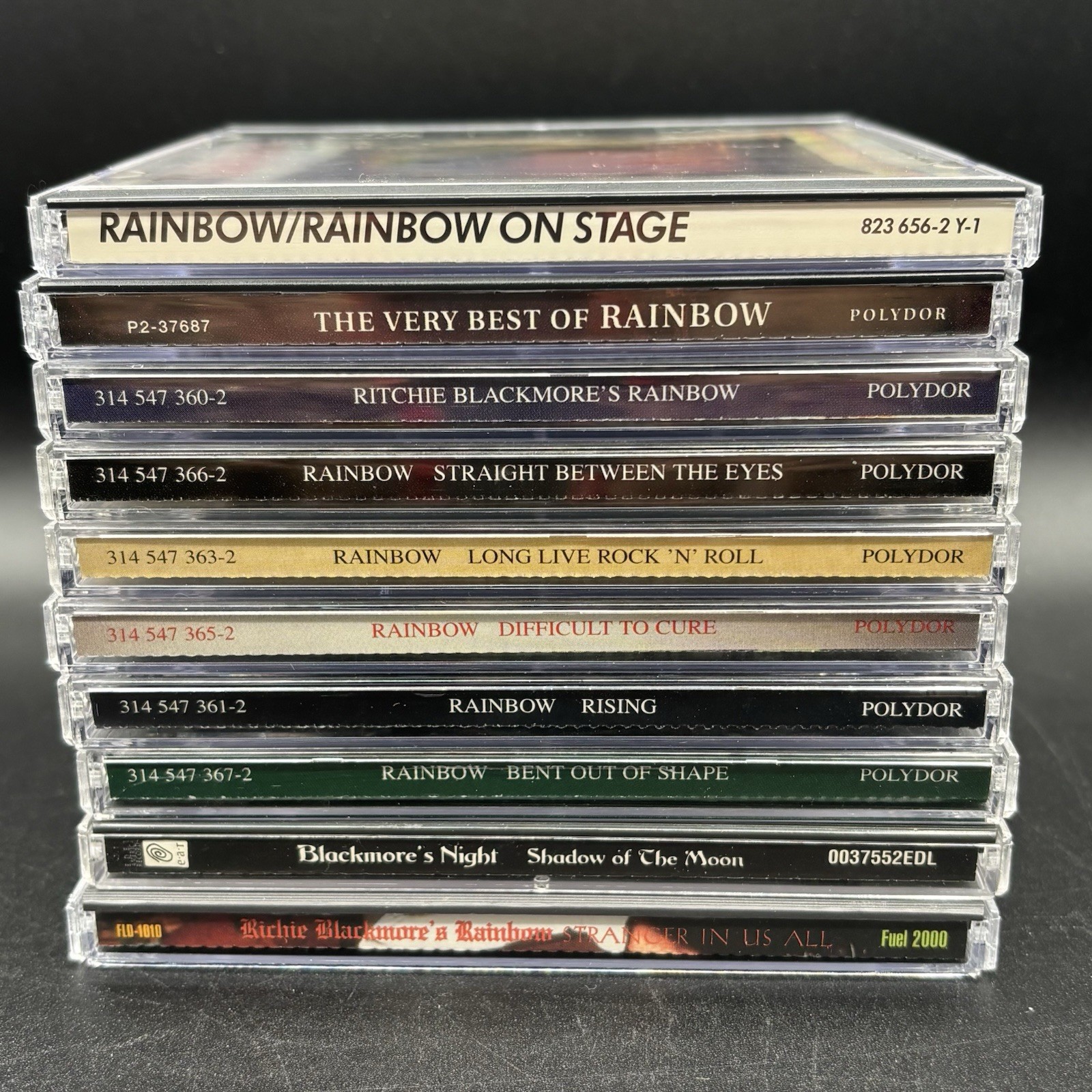 Rainbow Ritchie Blackmore CD Lot of 10 Great Collection Titles Listed in Details