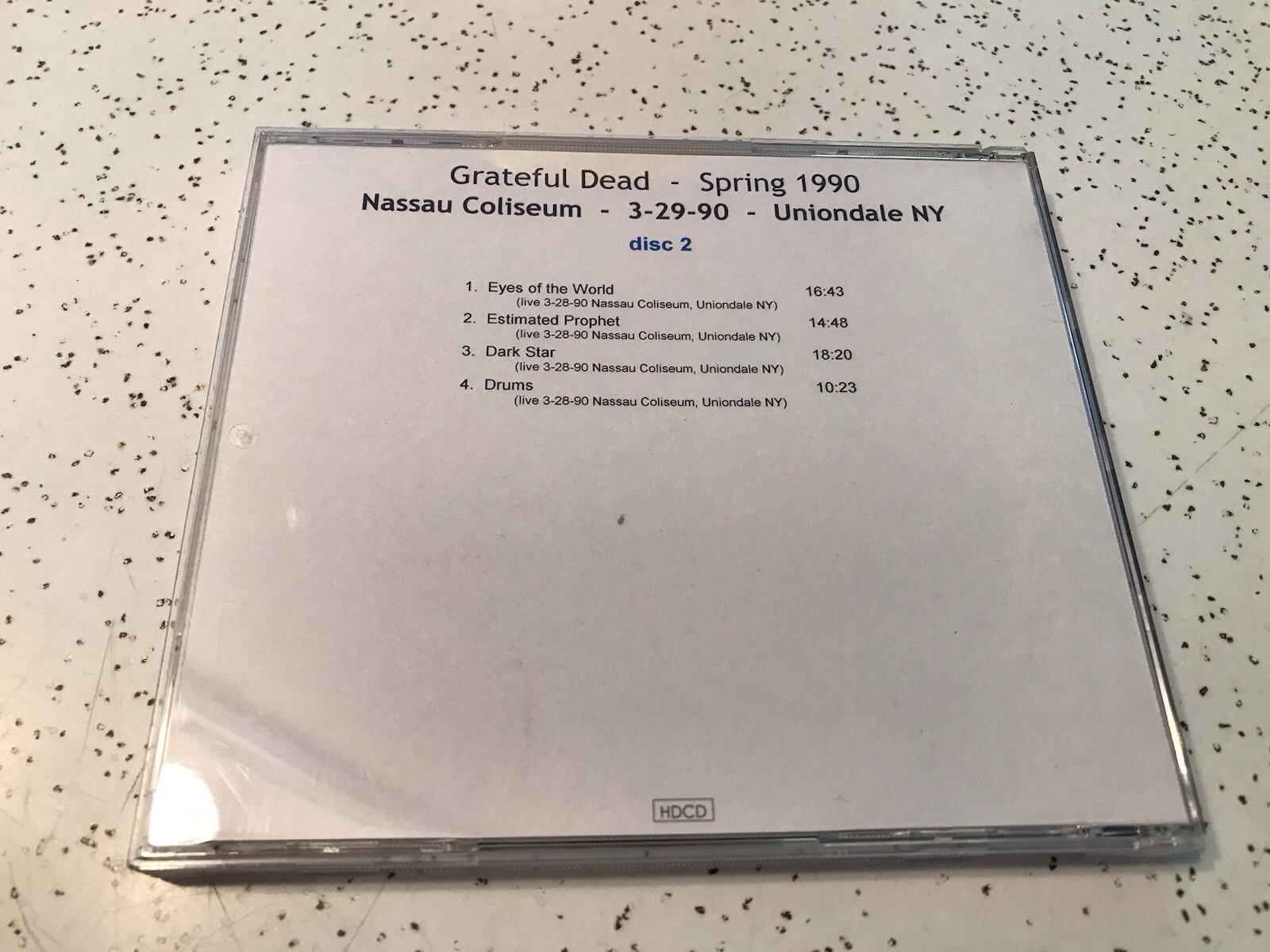 2 Grateful Dead Cds 2 & 3 Spring 1990 Nassau Coliseum 3-29-90 Uniondale NY