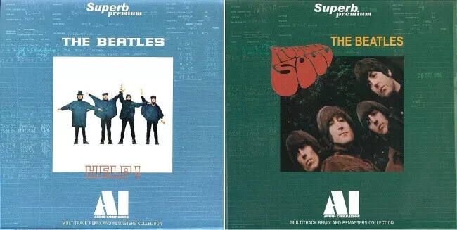 THE BEATLES =AI - AUDIO COMPANION= HELP , RUBBER SOUL 4CD