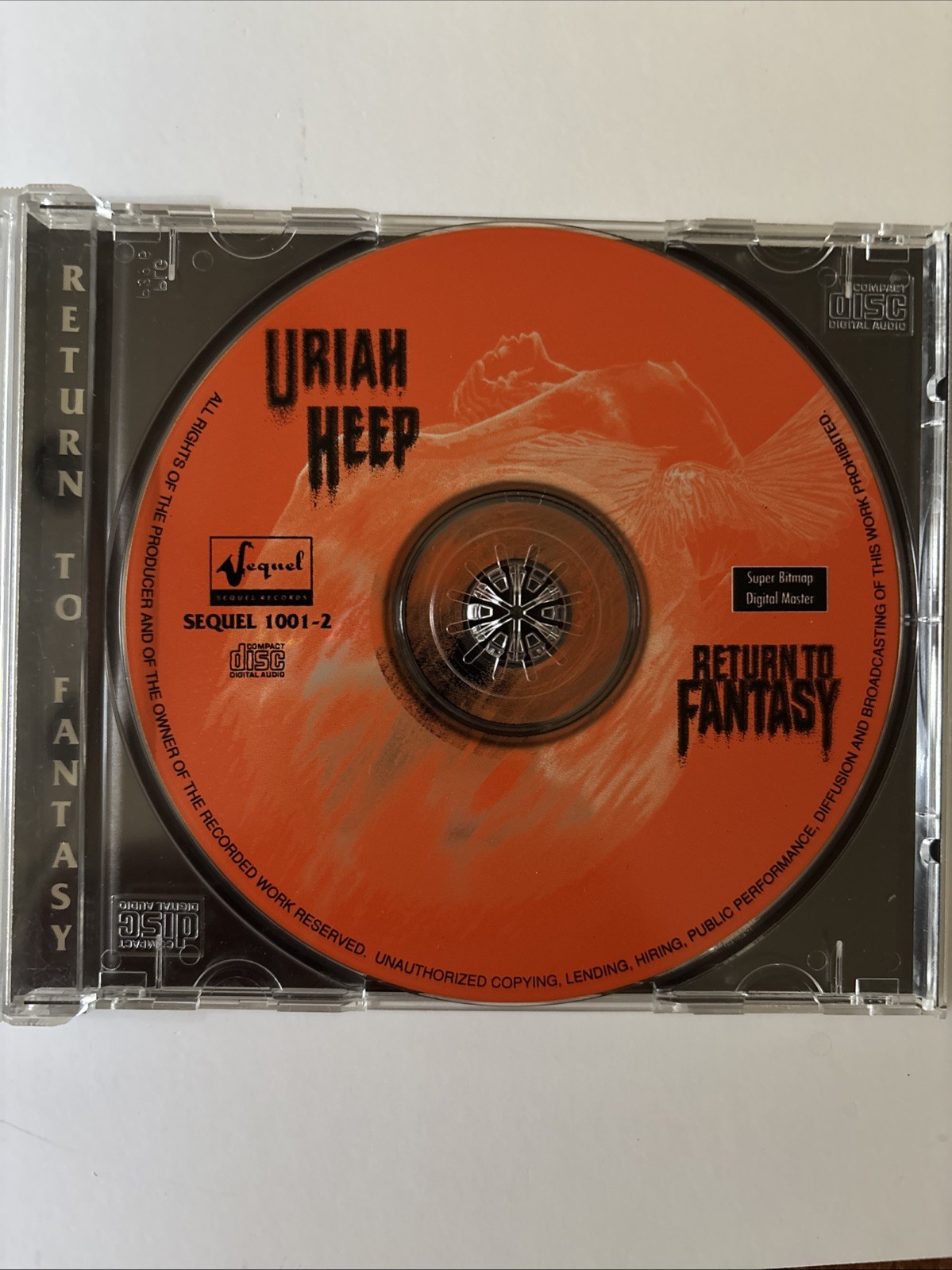URIAH HEEP - RETURN TO FANTASY - CD - 4 Bonus Tracks. Like New. Near Mint.