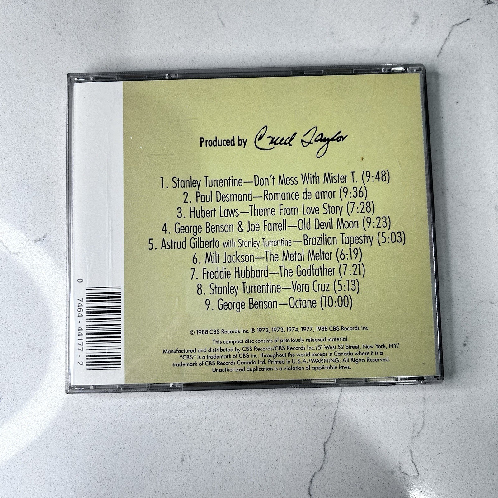 Fire Into Music Volume 4 CD 1990s Jazz Compilation