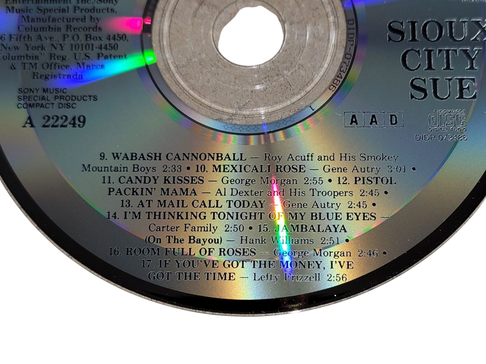 VARIOUS-SIOUX CITY SUE 2 CD SET/42 TRACKS TOTAL (EDDY ARNOLD/ERNEST TUBB/JIMMY W