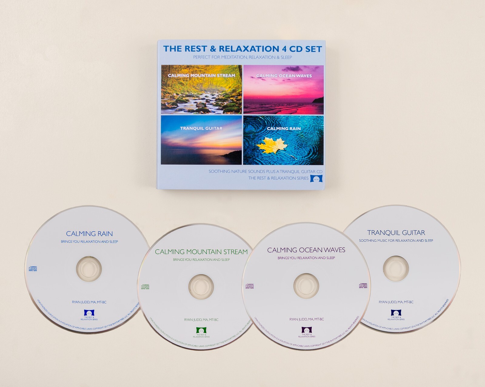 Relaxing Nature Sounds 4 CD Set - for Meditation, Relaxation and Sleep - Used