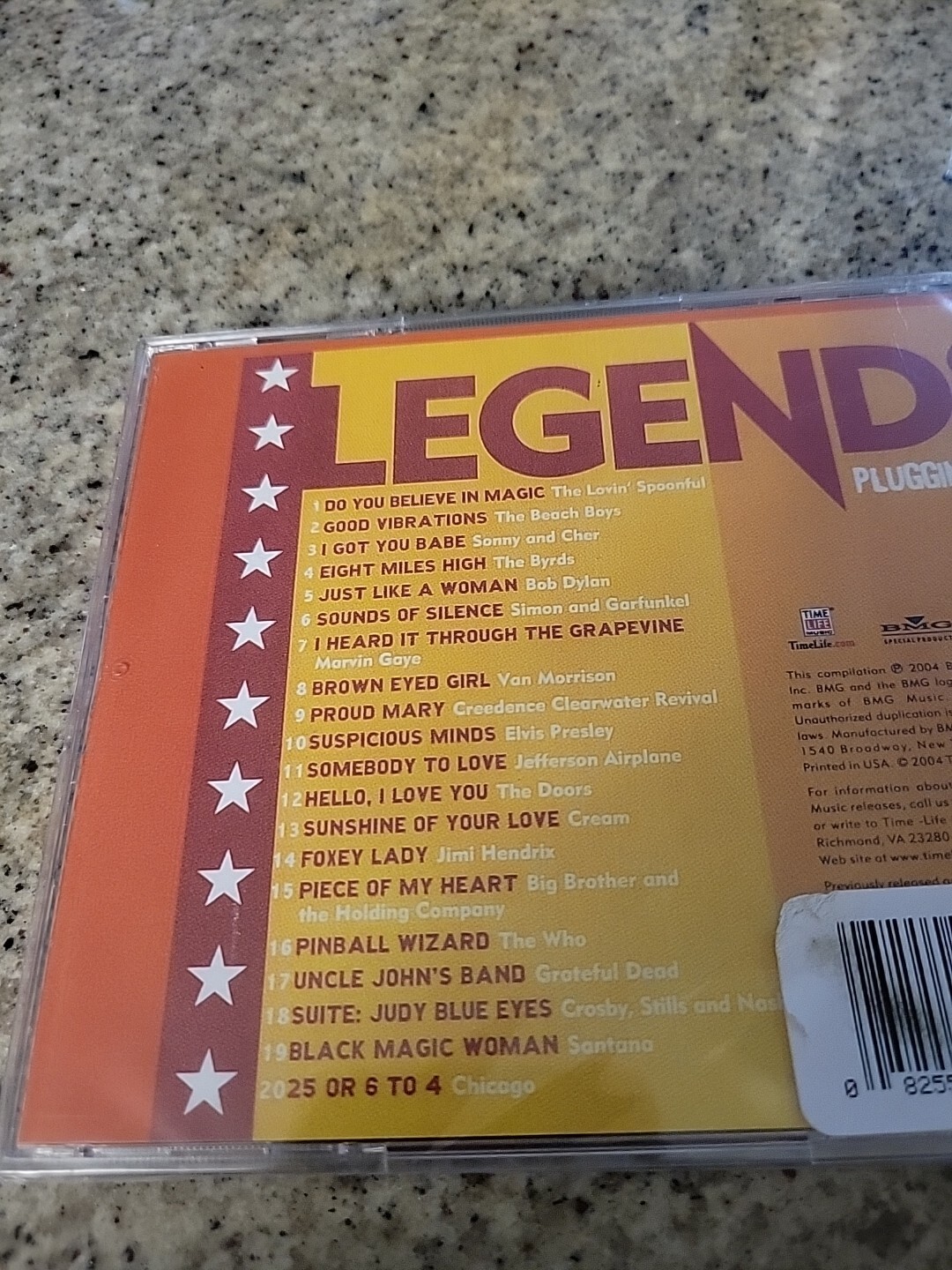 Legends Pluggin In Compilation CD Various Artists BMG Music 2004 Sealed New