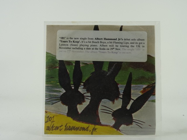 ALBERT HAMMOND JR 101 (A95) 1 Track Promo CD Single including Picture Sleeve ROU