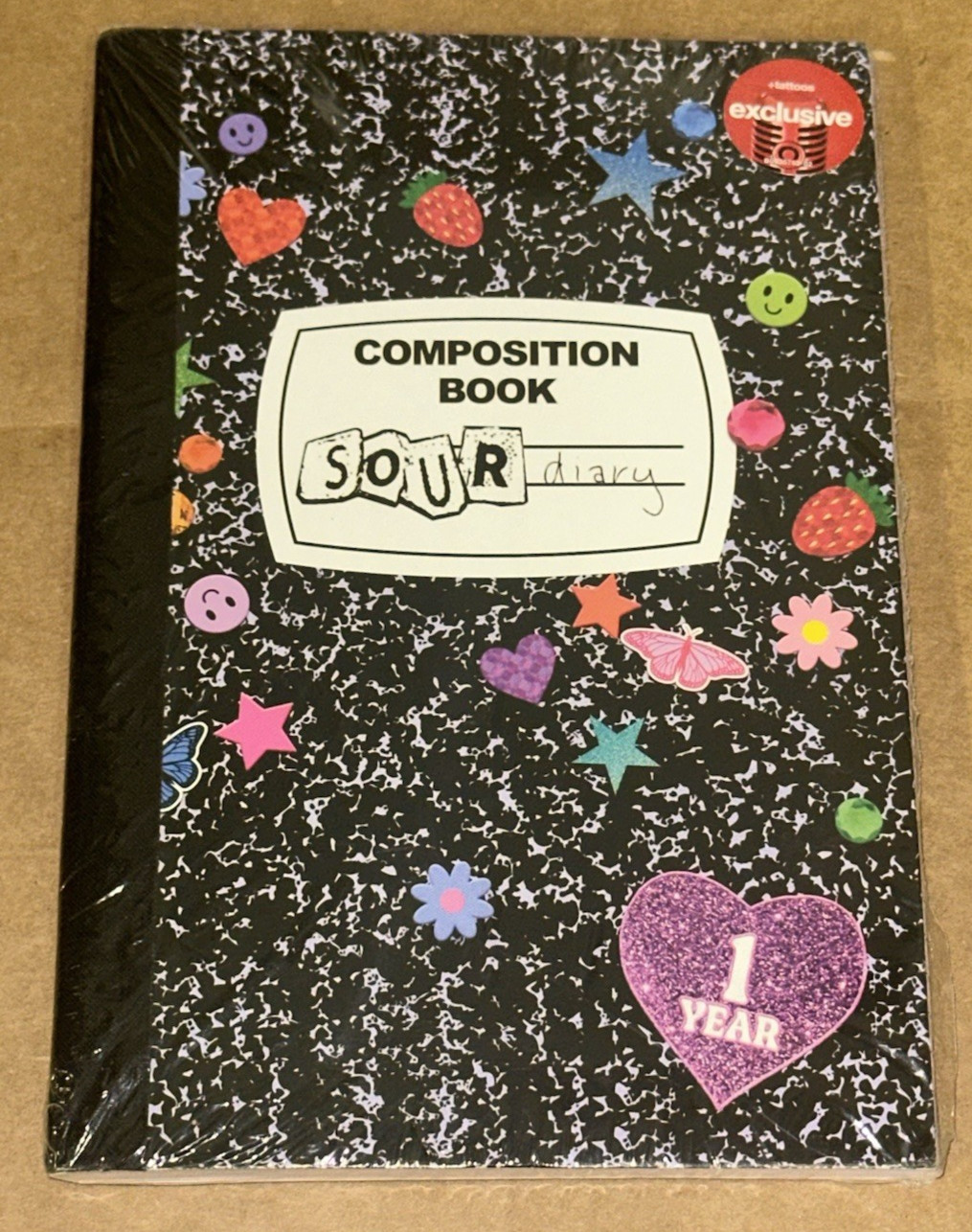 Olivia Rodrigo SOUR Anniversary Zine Journal CD Sticker Bundle Sealed New 1 Year