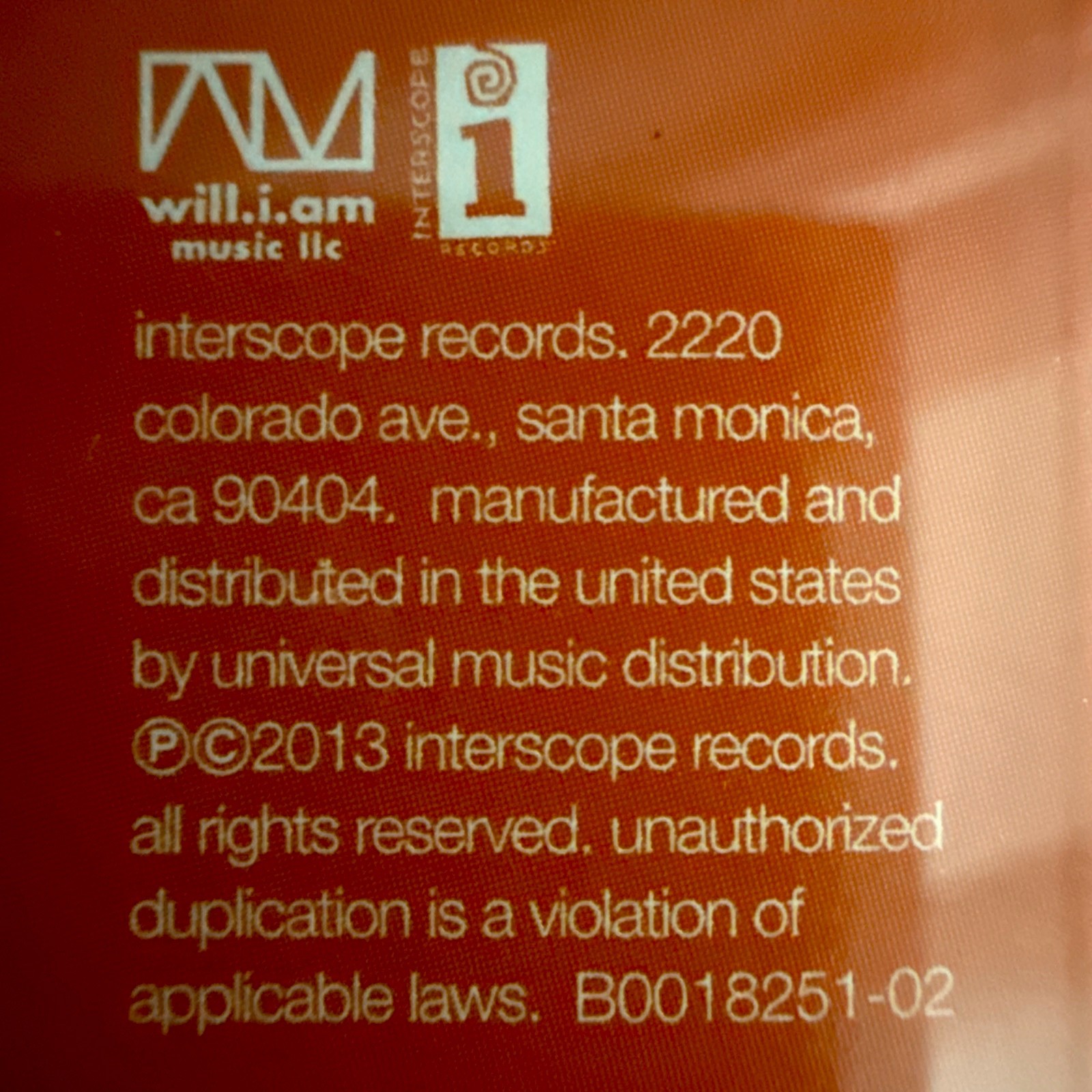 #willpower [Clean] by will.i.am (CD, 2013, Interscope (USA)) Like New
