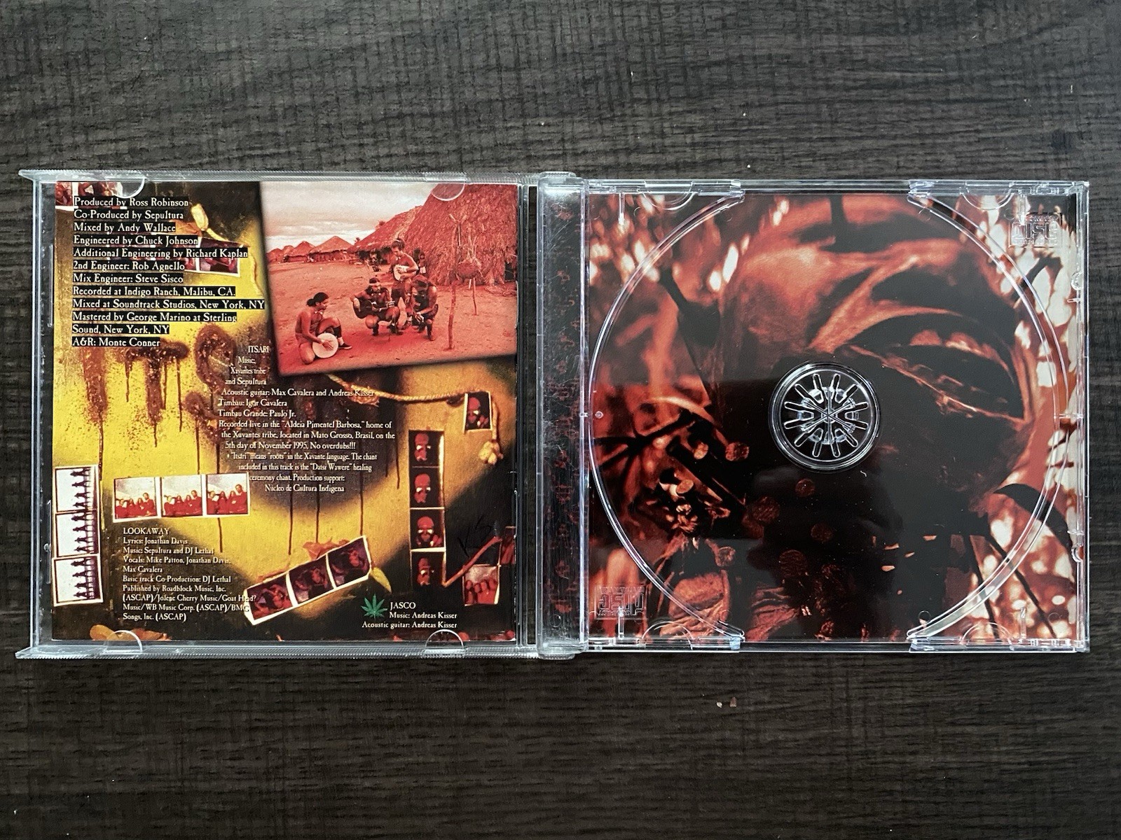 Sepultura : Roots CD 1996 Roadrunner Records RED 8900 Nu-Metal Thrash *Unedited