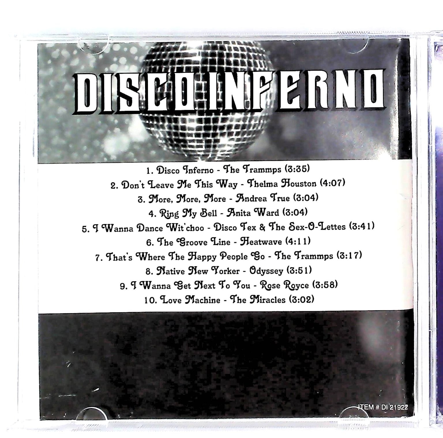 Disco Inferno CD 2002 Direct Source Special Products Inc. Disco Funk Soul Dance
