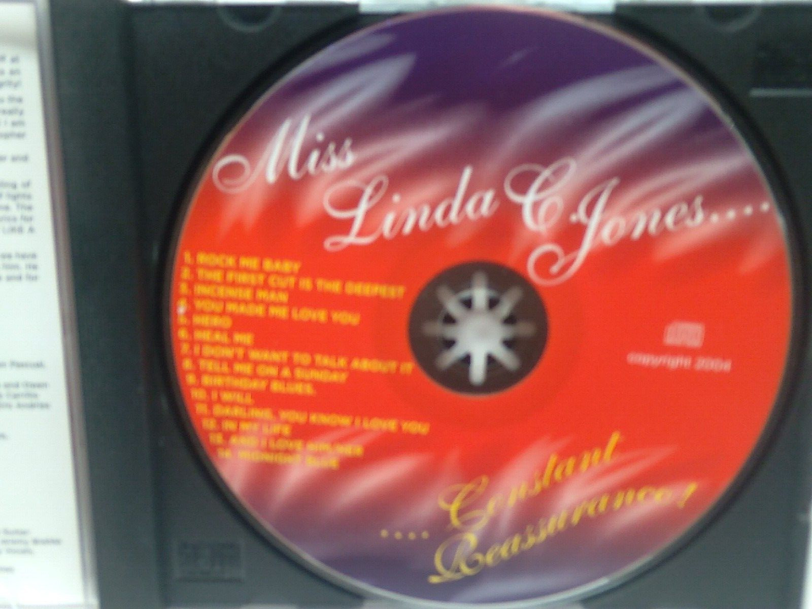 Miss Linda C. Jones - Constant Reassurance (CD, 2004)