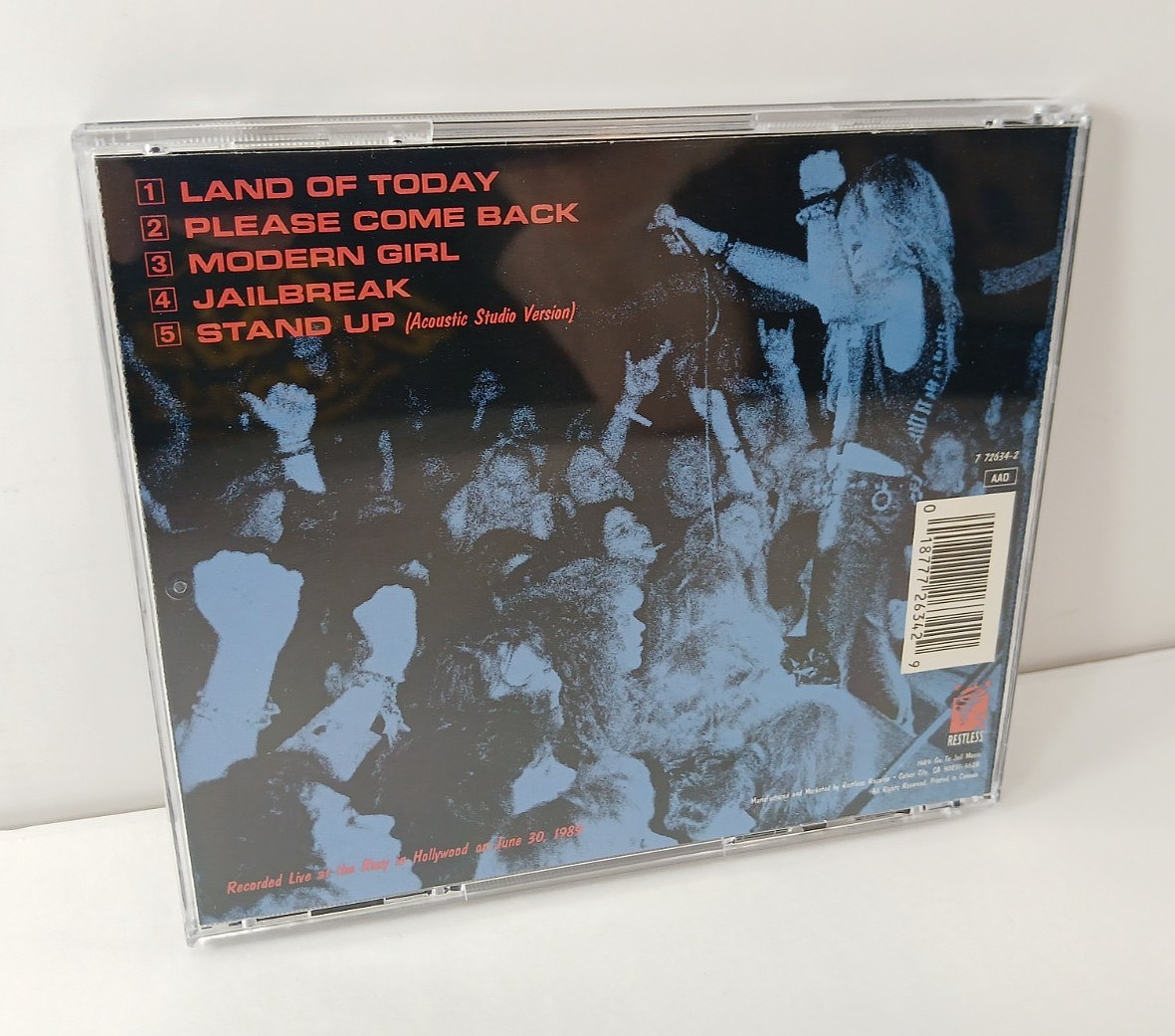 Jailhouse - Alive In A Mad World CD EP Original 1989 Release GLAM HAIR METAL
