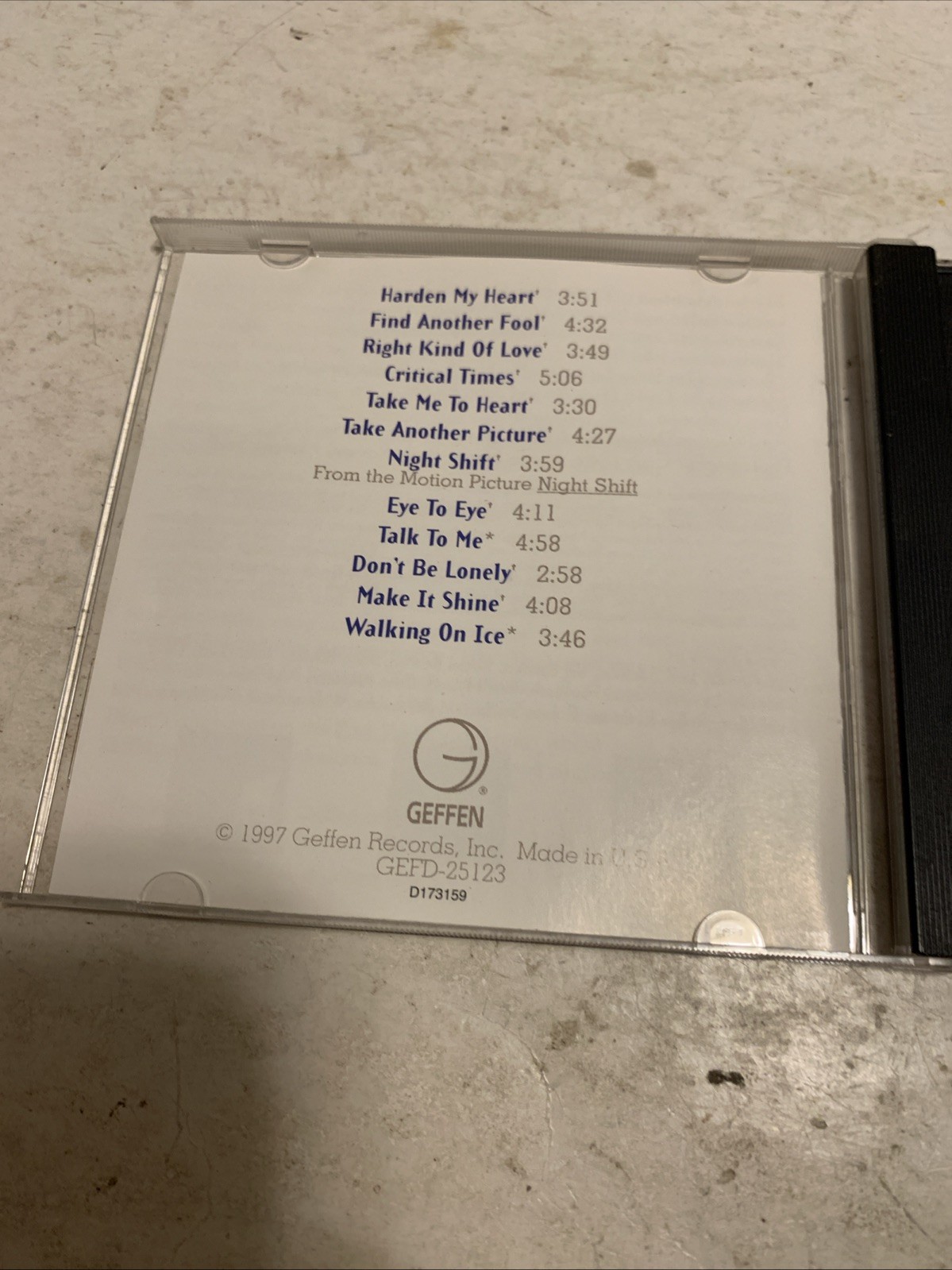 The Best of Quarterflash Harden My Heart CD 1997 Geffen Records. CD10