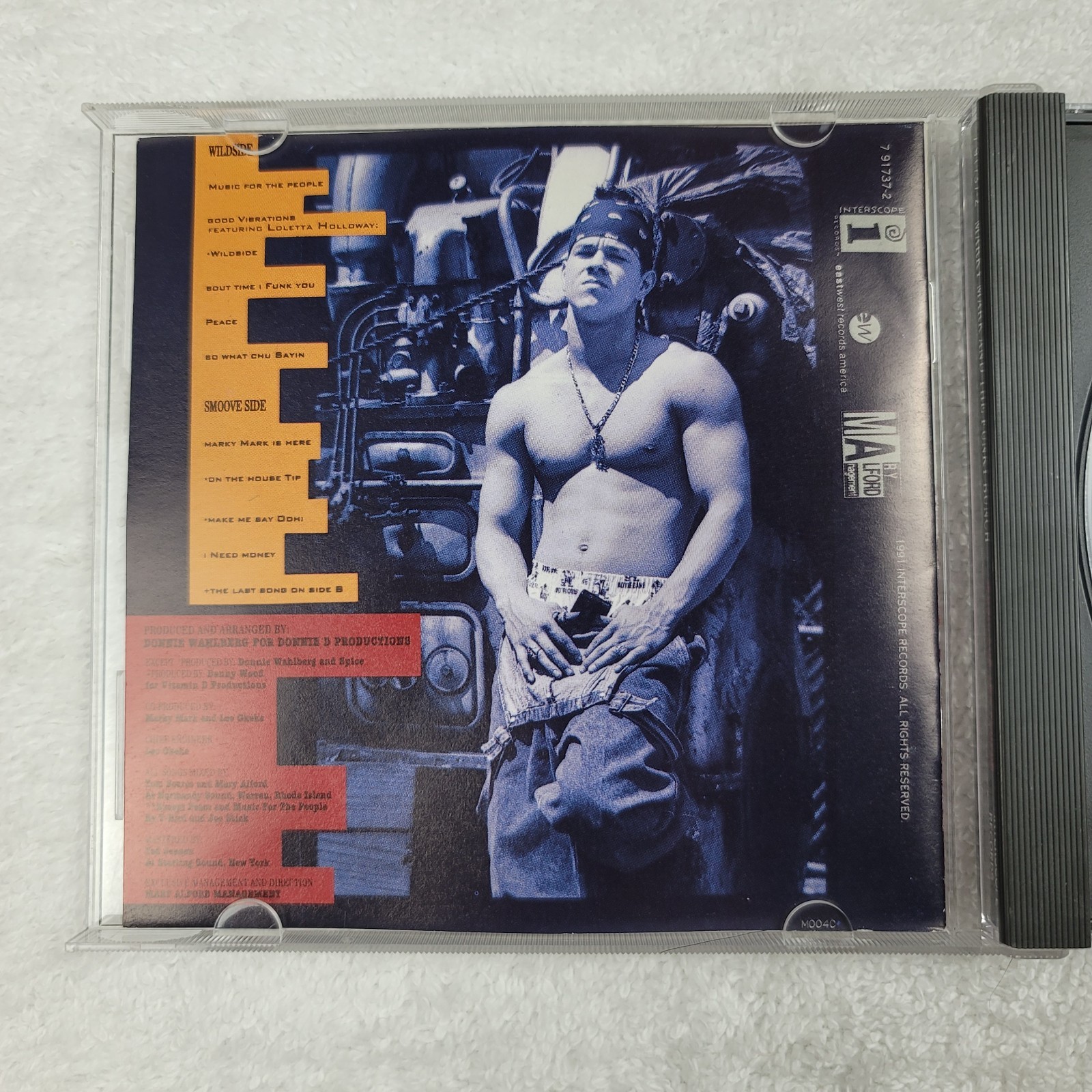 Marky Mark Funky Bunch Music for the People CD Good Vibrations 1991 BMG