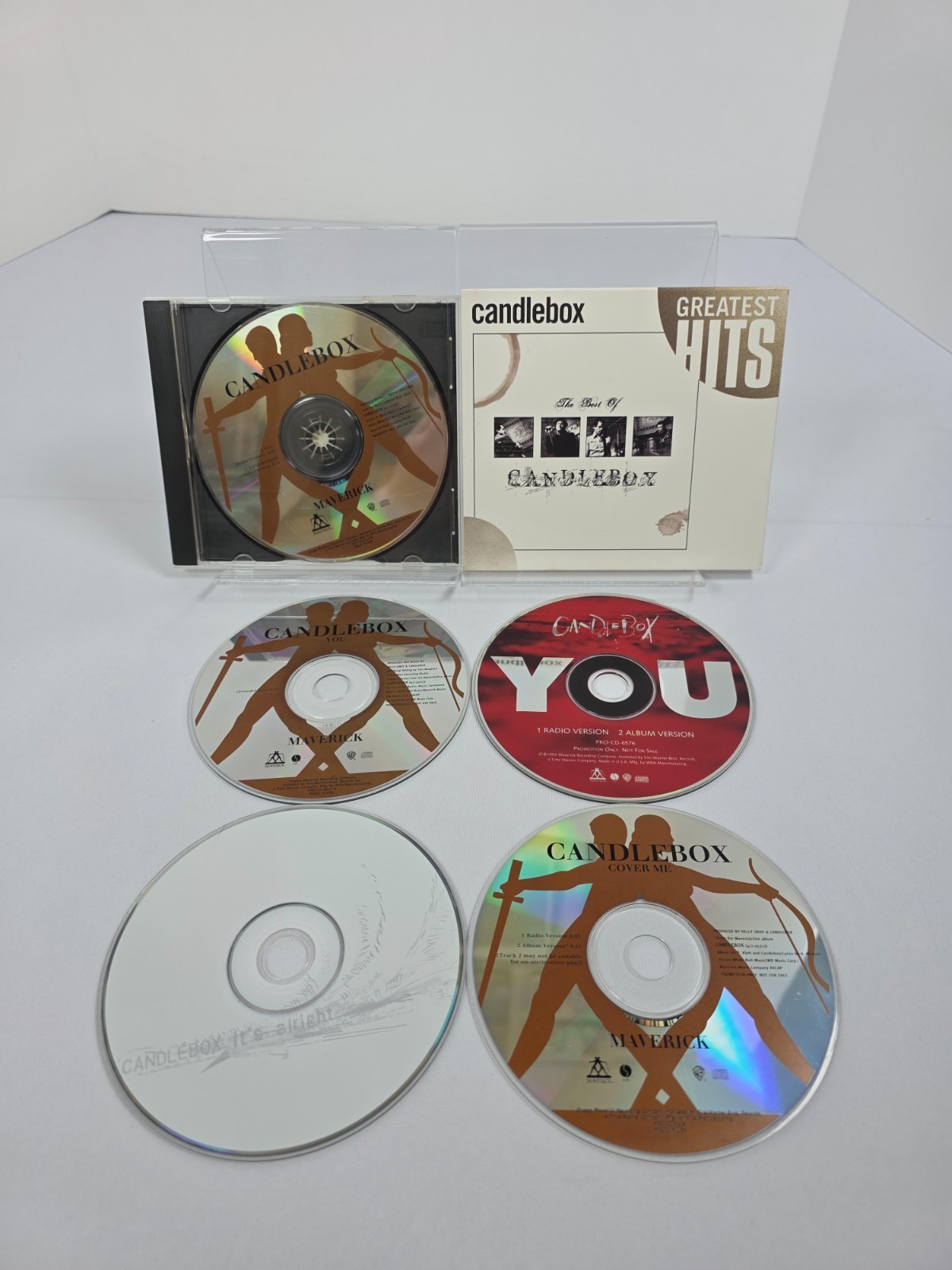 Candlebox Greatest Hits CD + Promo CD Lot of 6 Singles - 90's Rock Alternative