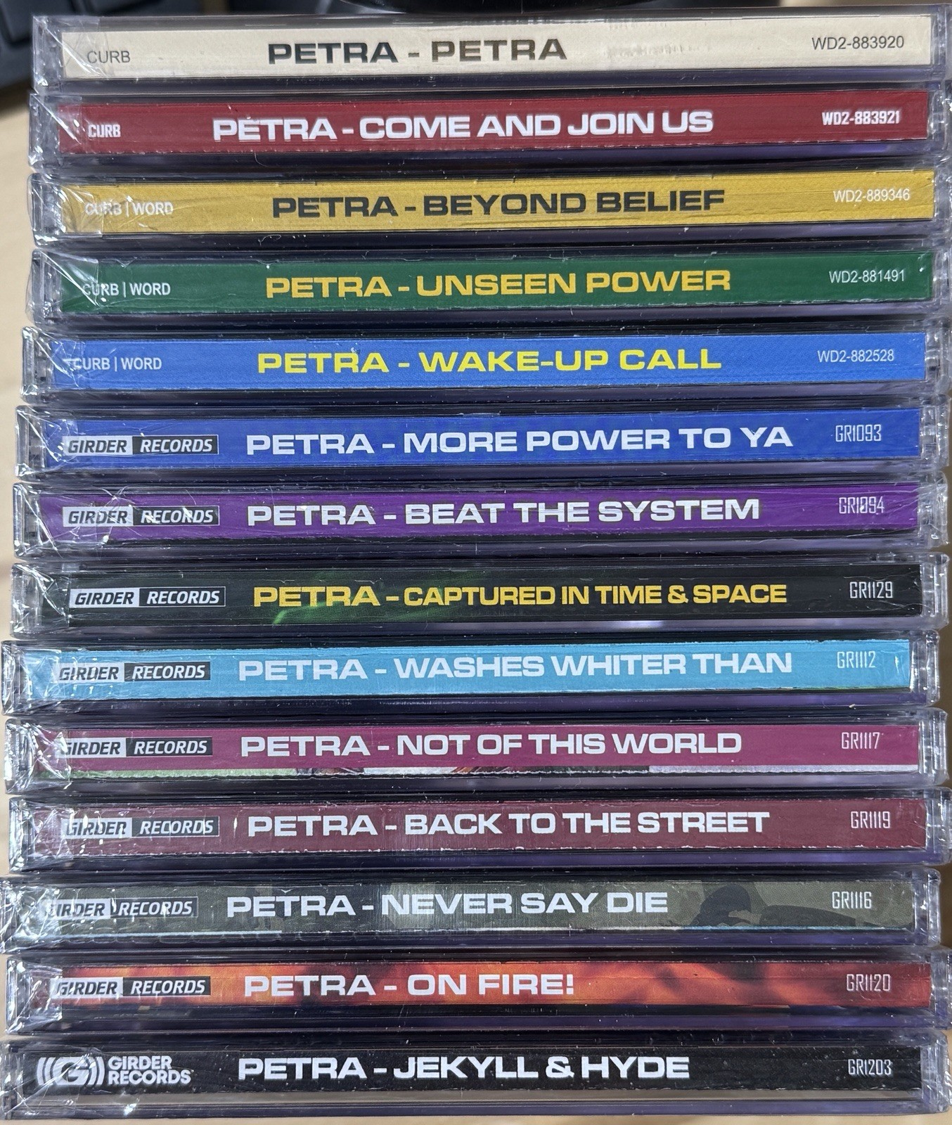 Petra 14 CD MEGA REMASTERED BUNDLE. Beyond Belief, On Fire, Never Say, Jekyll