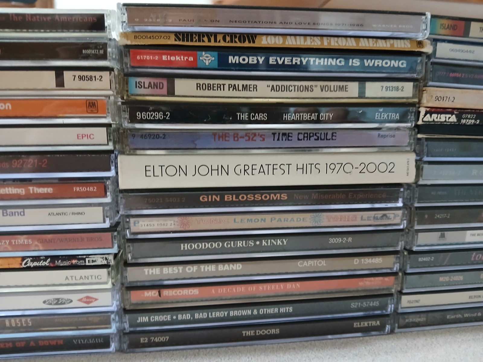 Classic Rock cd lot/42 the Doors,Steely Dan,Boston,Croce,the Band,Moby,Cars,Toni