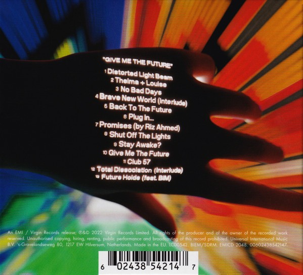 Bastille - Give Me The Future (CD Album 2022 , Virgin EMI Records EMICD 204)