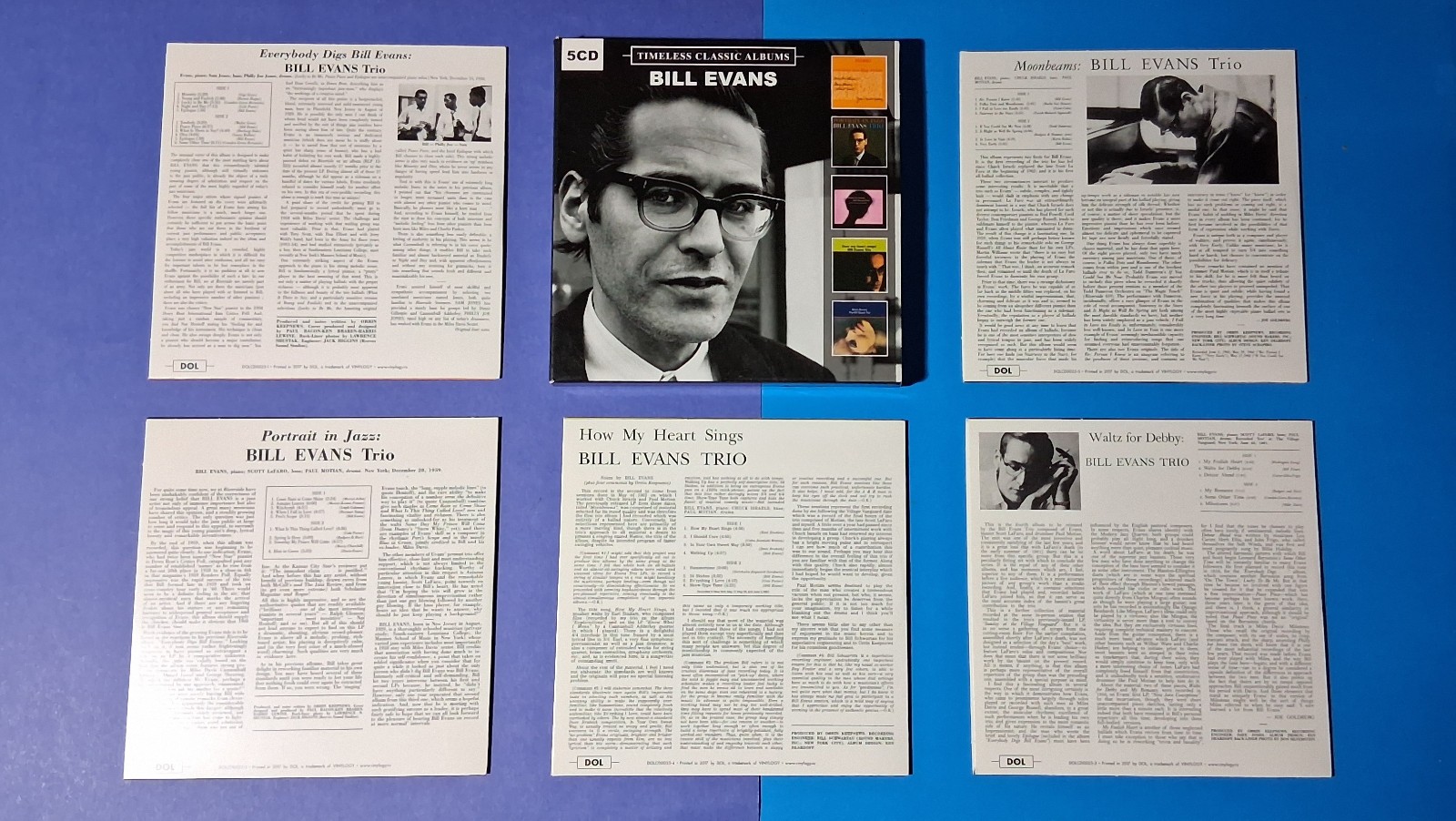 BILL EVANS 5-CD Timeless Classic Albums BOX SET []
