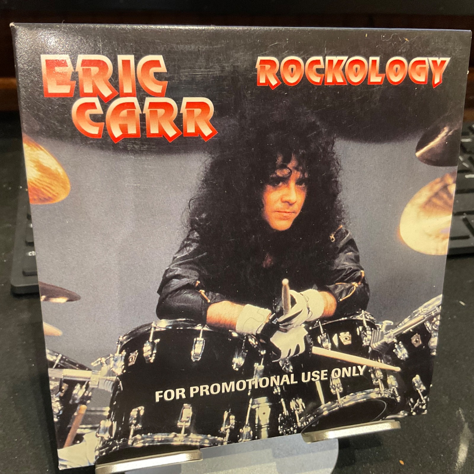 ERIC CARR CD Rockology 2000 Spitfire Records ADVANCE PROMO in SLIP CASE KISS