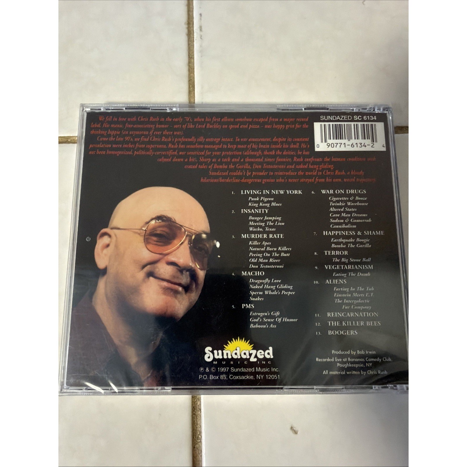 There's No Bones in Ice Cream by Chris Rush (CD, 1997)