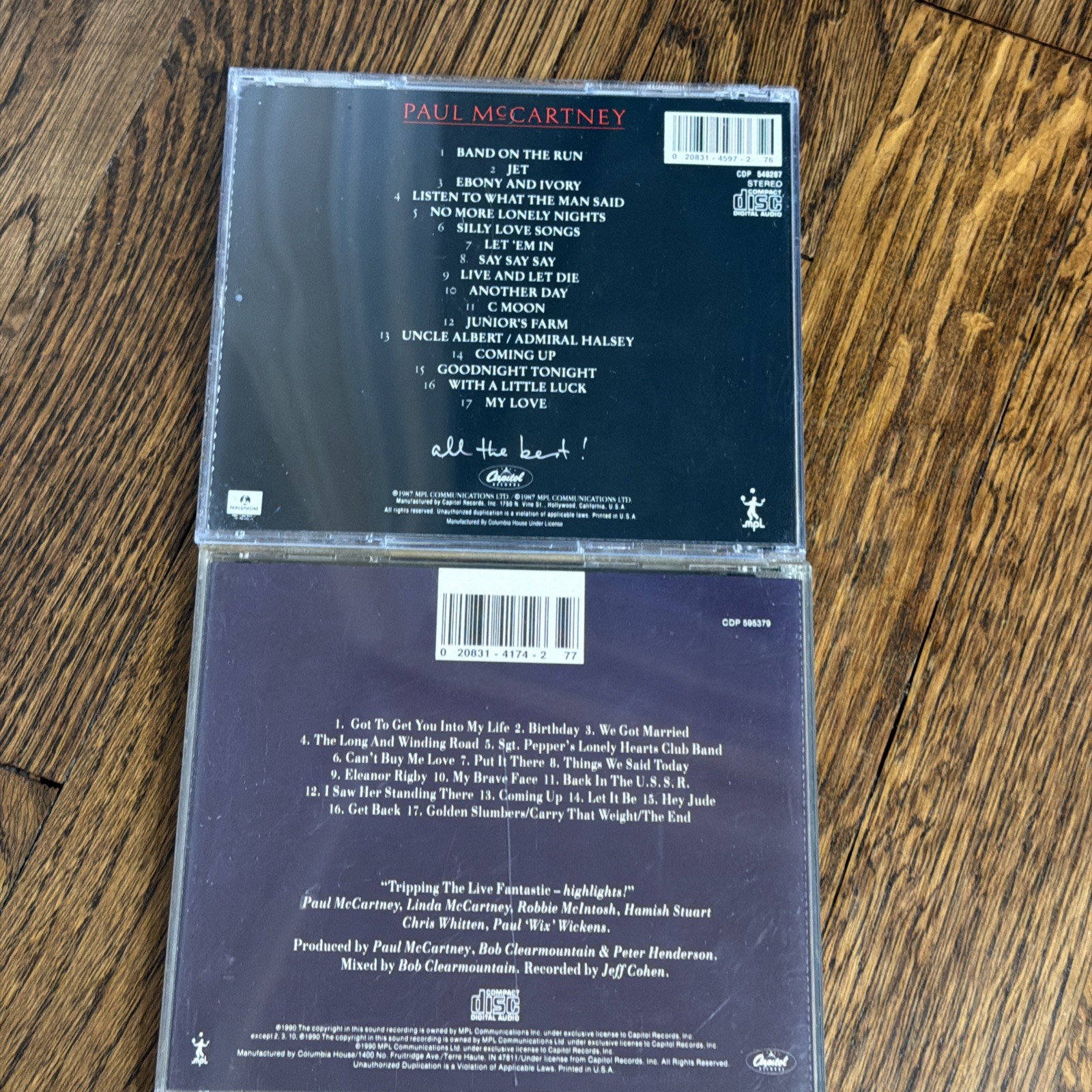 Paul McCartney - 2 CD Lot-Free Shipping after Purchase of 1st CD
