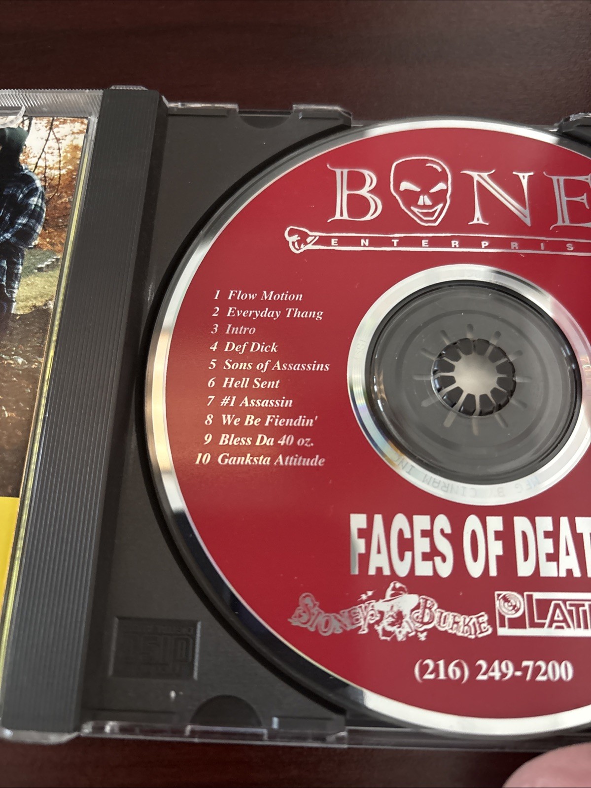 Bone Enterprise Faces of Death CD Bone Thugs N Harmony Rare VHTF & OOP RAP CD