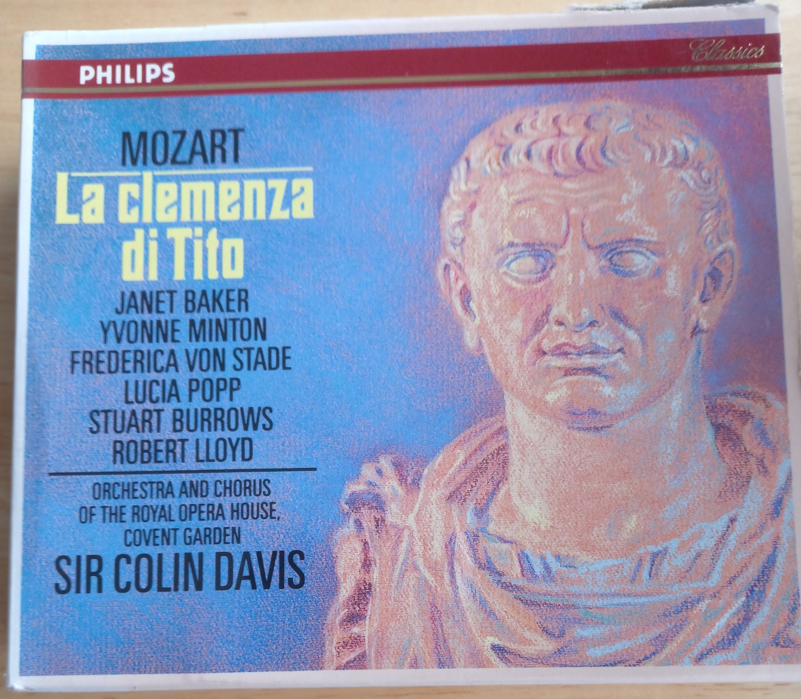 MOZART Le Clemenza Tito Baker Sir Colin Davis Double Classical Music CD Booklet