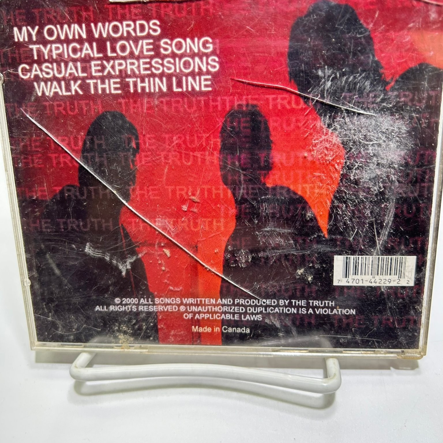 The Truth - The Truth CD 2000 Rock Made in Canada 4701-44229-2
