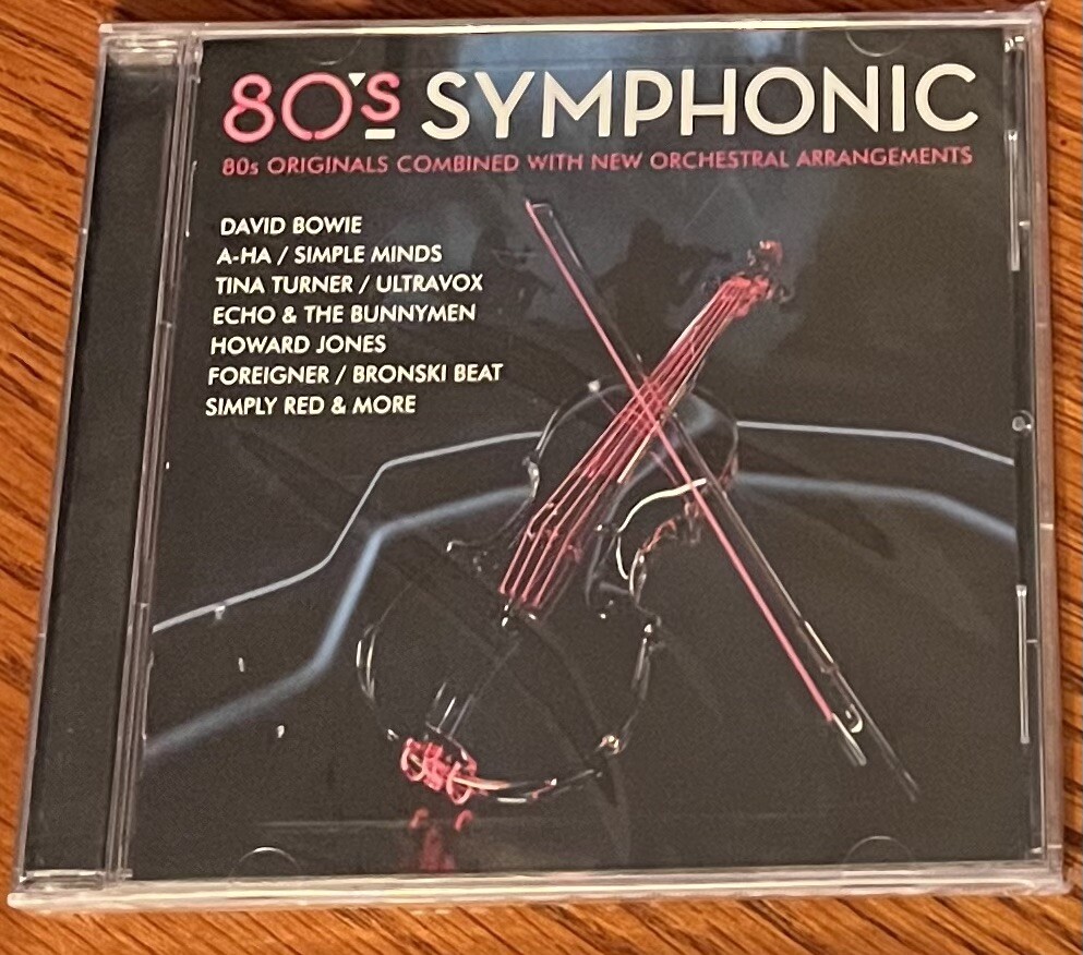 VARIOUS ARTISTS "80'S SYMPHONIC" BRAND NEW 2018 UK CD ALBUM IMPORT