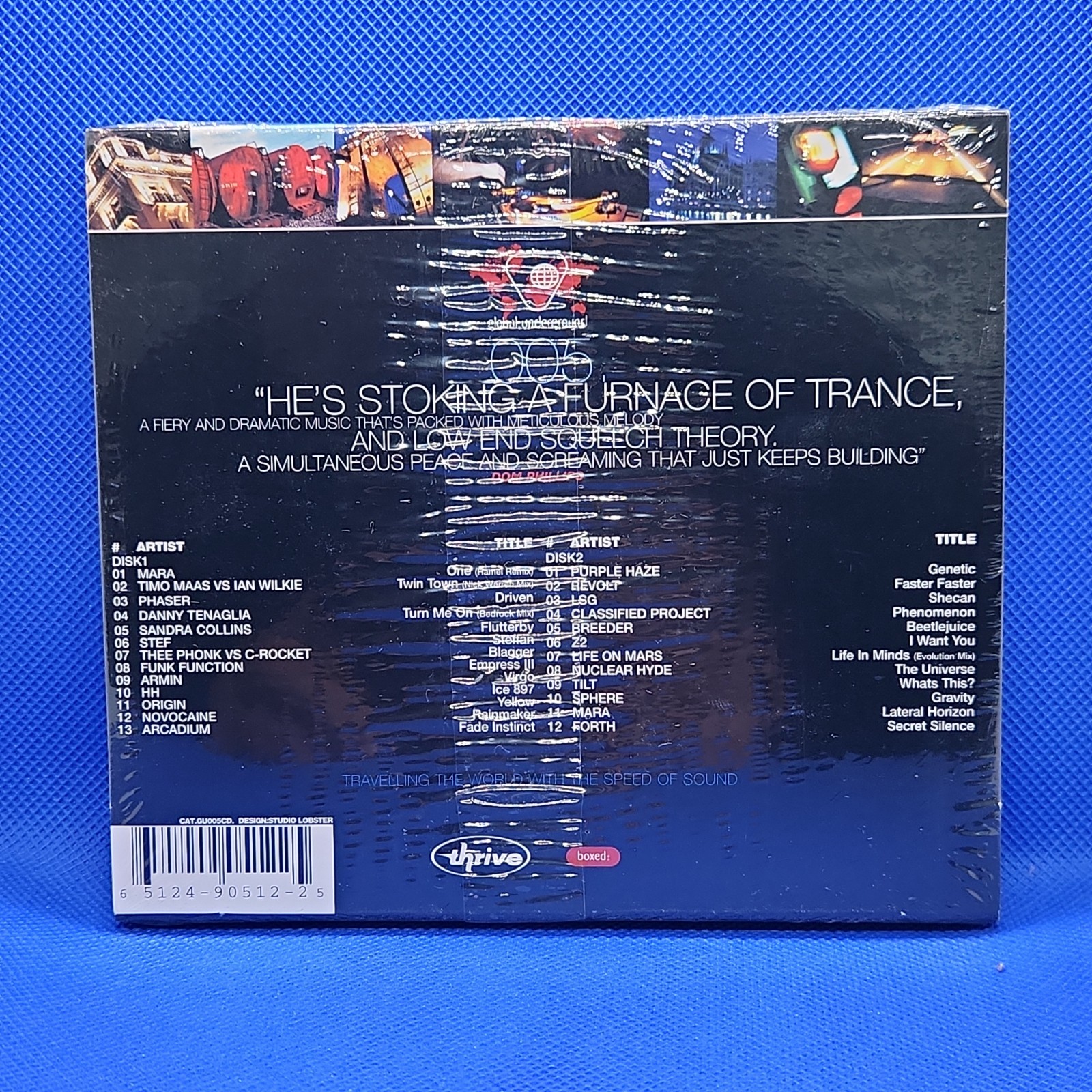 Nick Warren Global Underground 005 Budapest 2xCD Progressive Trance NEW ucdF-XL