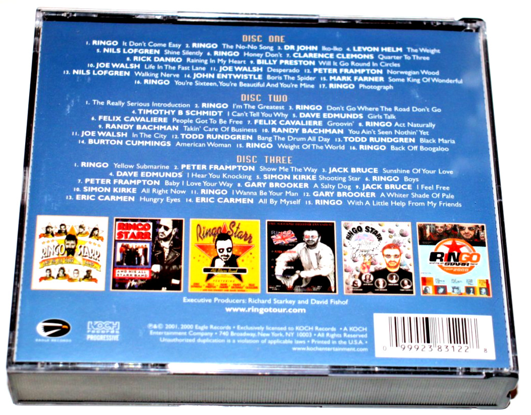 Ringo Starr All Starr Band Anthology, 3CD Set (2001, Koch KOC-CD-8312) VG+