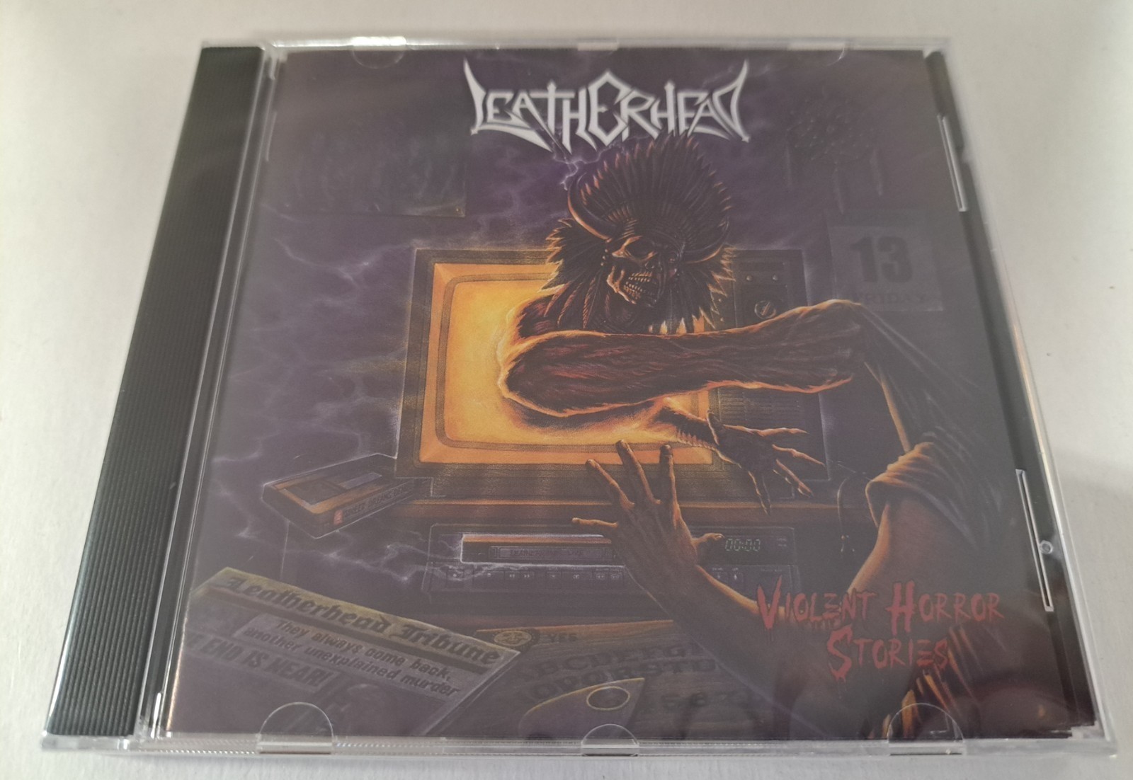 Leatherhead Violent Horror Stories New CD Heavy Metal Speed Metal