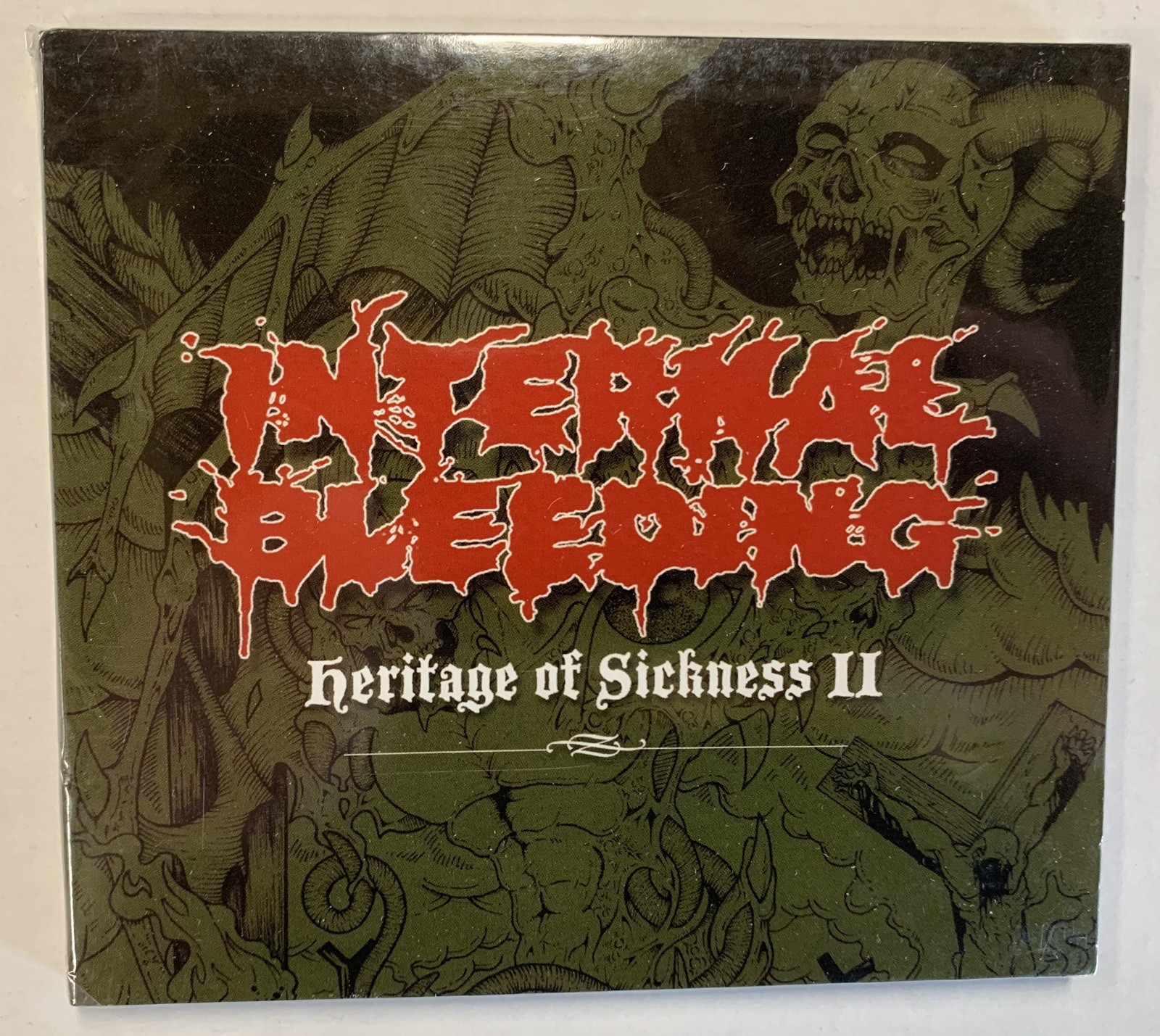 Internal Bleeding - Heritage Of Sickness II CD 2021 Comatose Music Release
