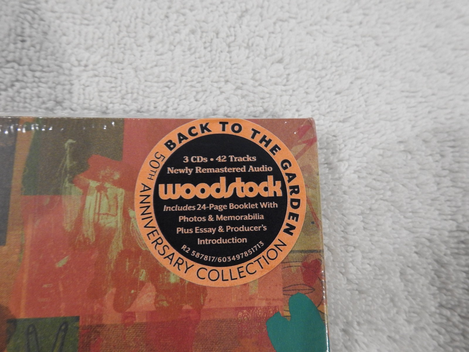 "Woodstock Back to the Garden 50th Anniversary Collection" BRAND NEW 3 CD SET!