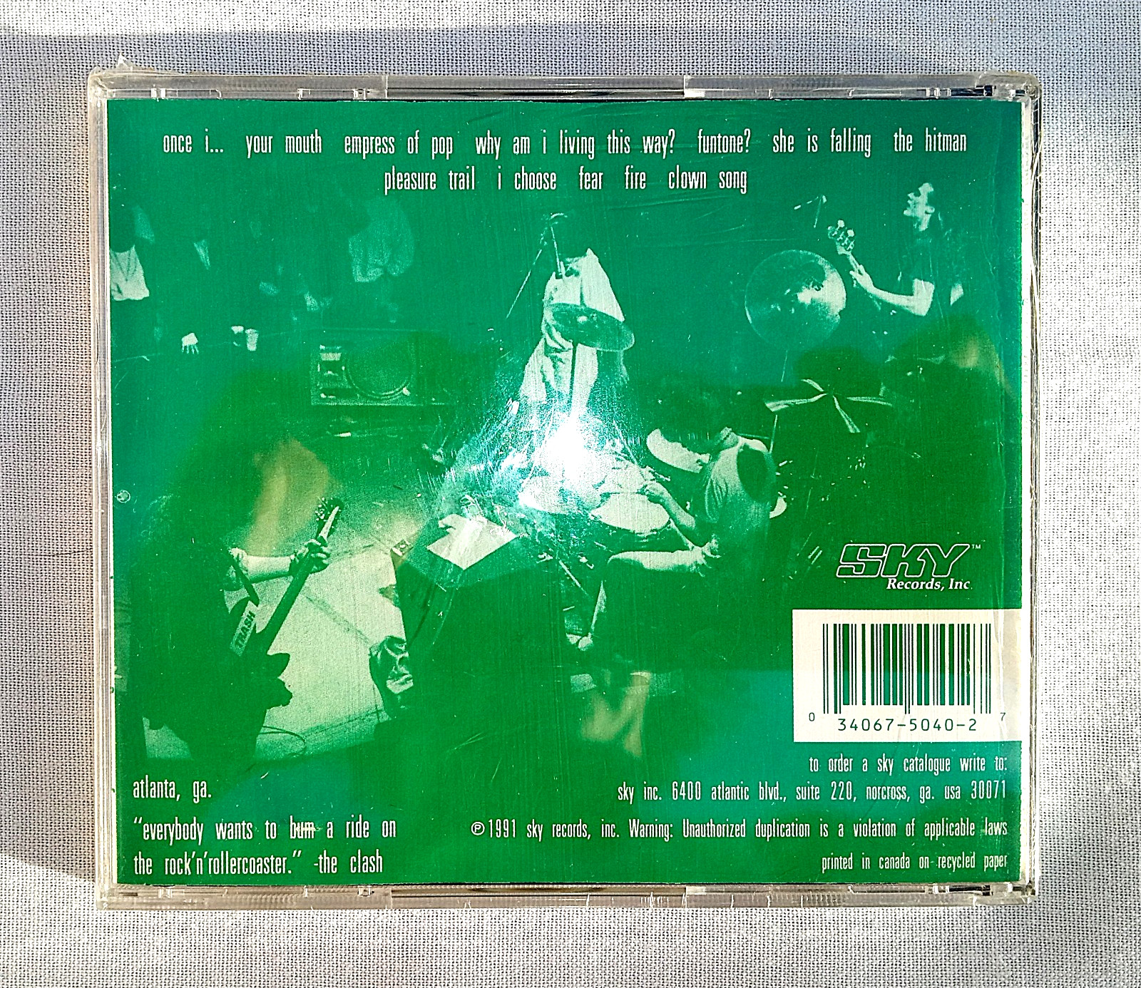INSANE JANE Original 1991 A Green Little Pill 1st Edition, New, Sealed CD