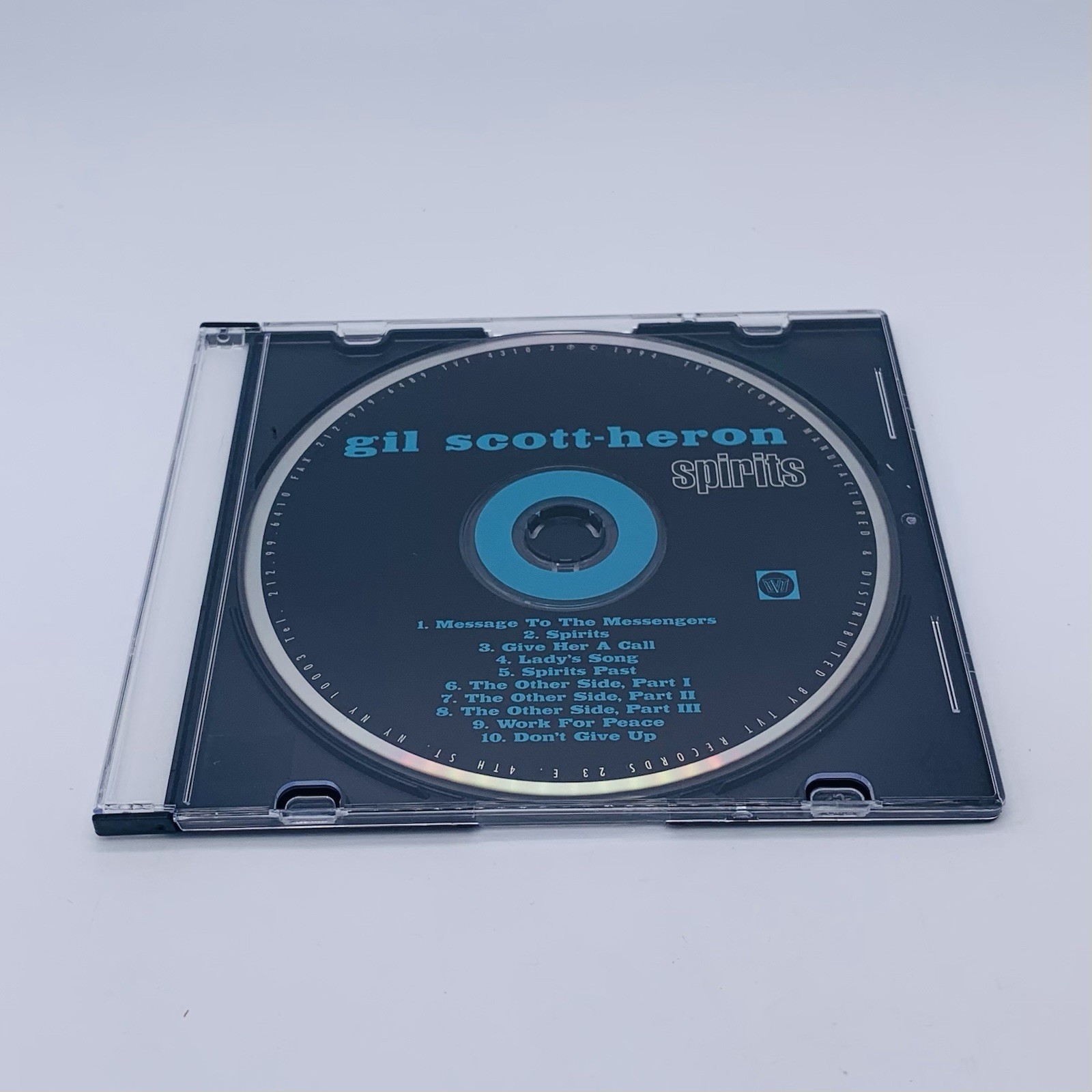 Spirits by Gil Scott-Heron CD, 1994 Soul Jazz Experimental Funk Fusion Disc Only