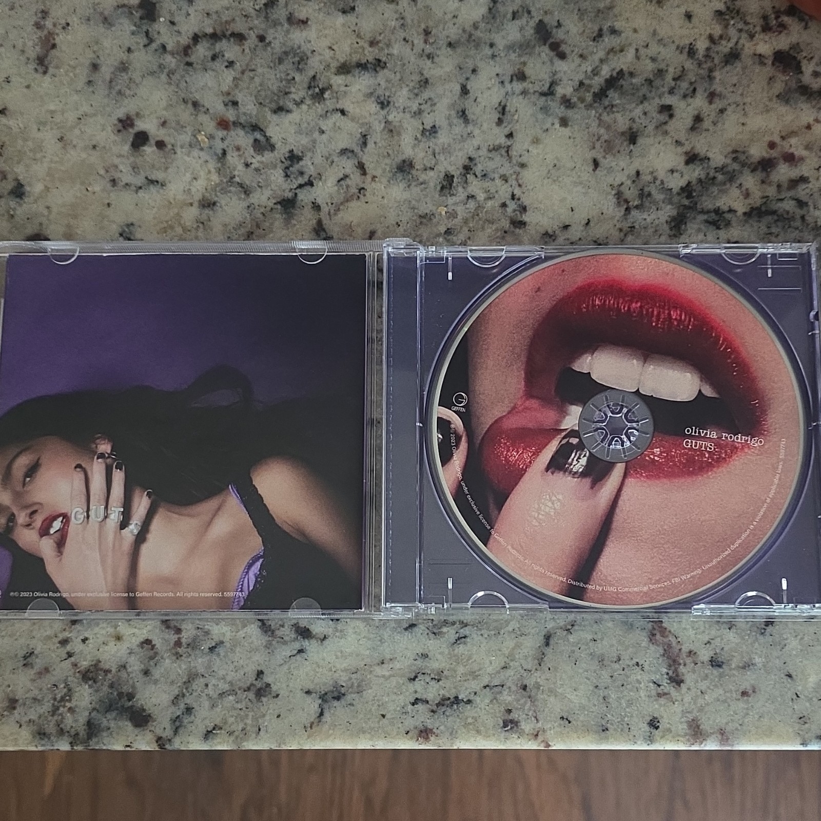 Olivia Rodrigo - GUTS CD 2023 Geffen Records Pop Album (Parental Advisory)