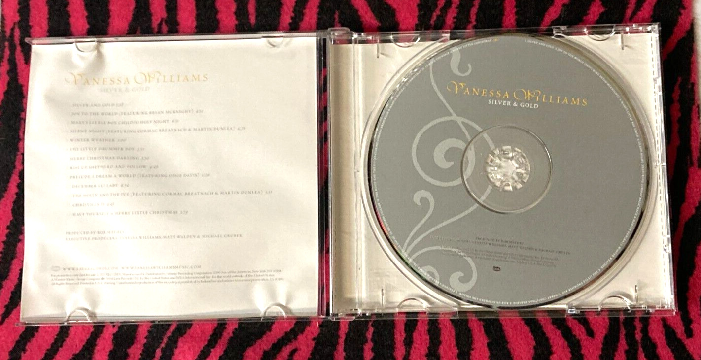 VANESSA WILLIAMS "Silver & Gold" FULL LENGTH PROMO ADVANCE CD NM/MINT 2004