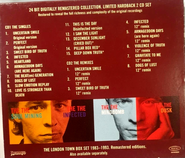 THE THE 45rpm the Singles RARE Australian 2 CD in Slipcase Matt Johnson LIKE NEW