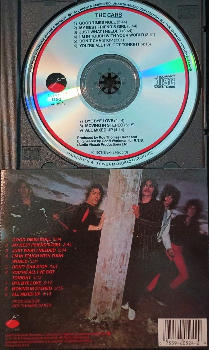 THE CARS RIC OCASEK CD lot Heartbeat City DOOR To DOOR Fireball Zone SELF TITLE