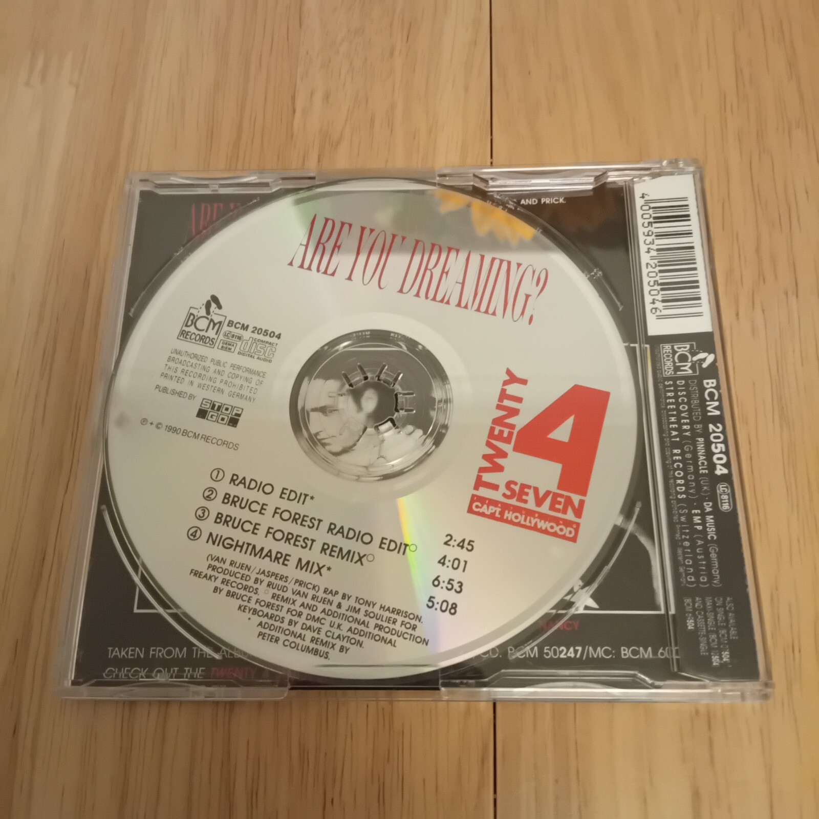TWENTY 4 SEVEN - ARE YOU DREAMING (CD SINGLE)